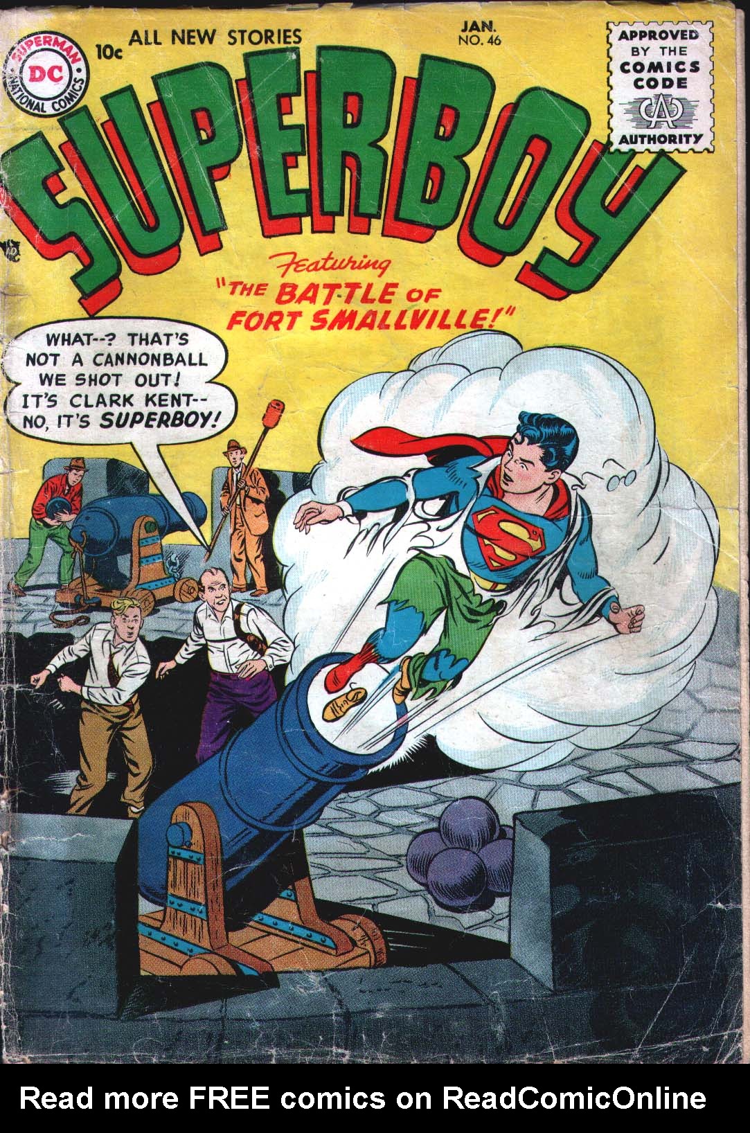 Read online Superboy (1949) comic -  Issue #46 - 1