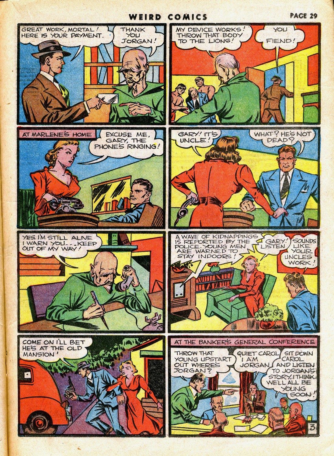 Read online Weird Comics comic -  Issue #7 - 31