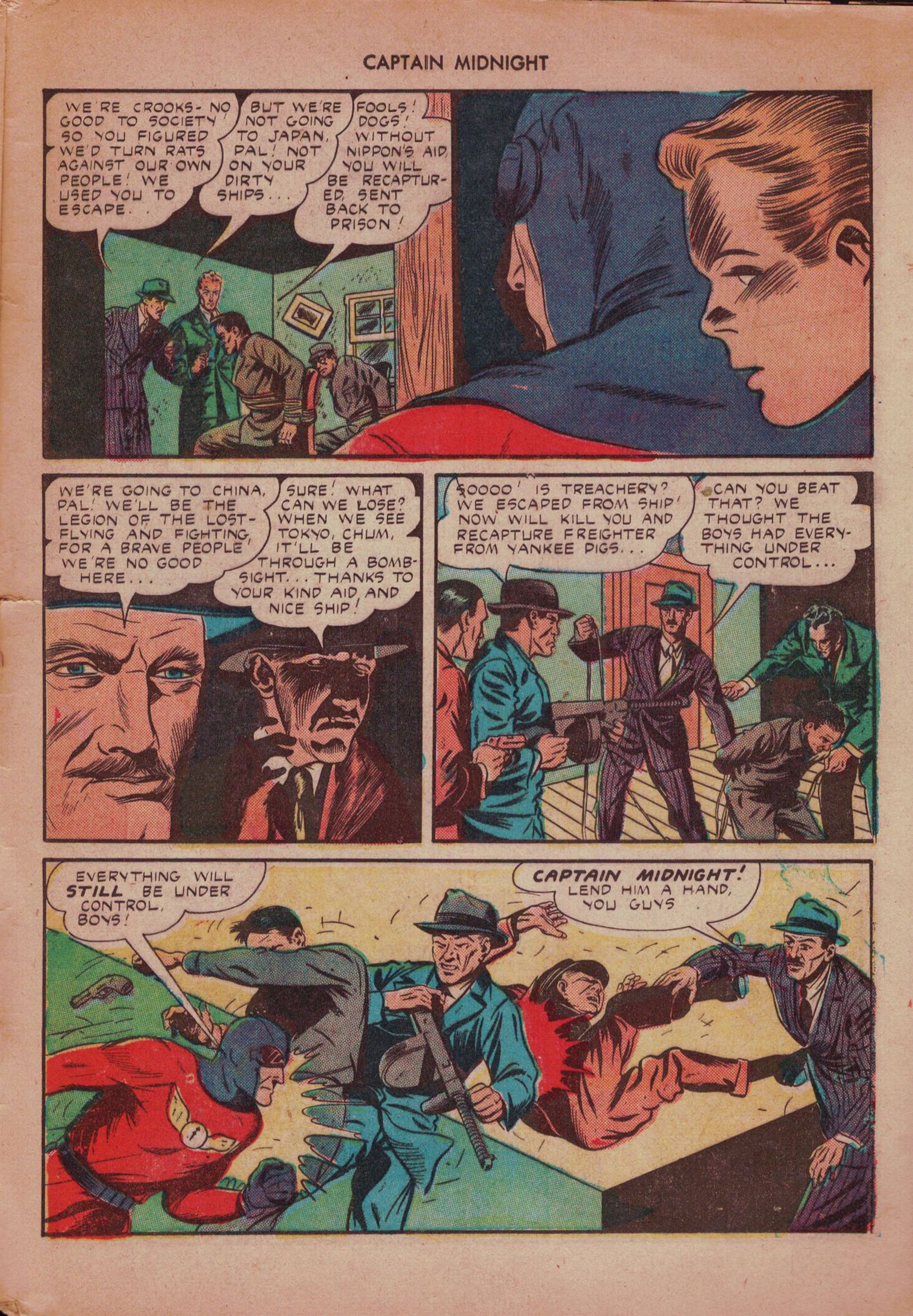 Read online Captain Midnight (1942) comic -  Issue #15 - 45