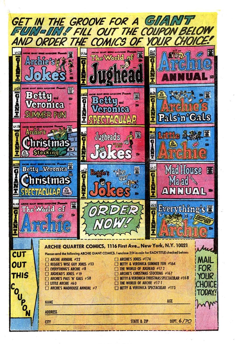 Read online Archie (1960) comic -  Issue #200 - 19