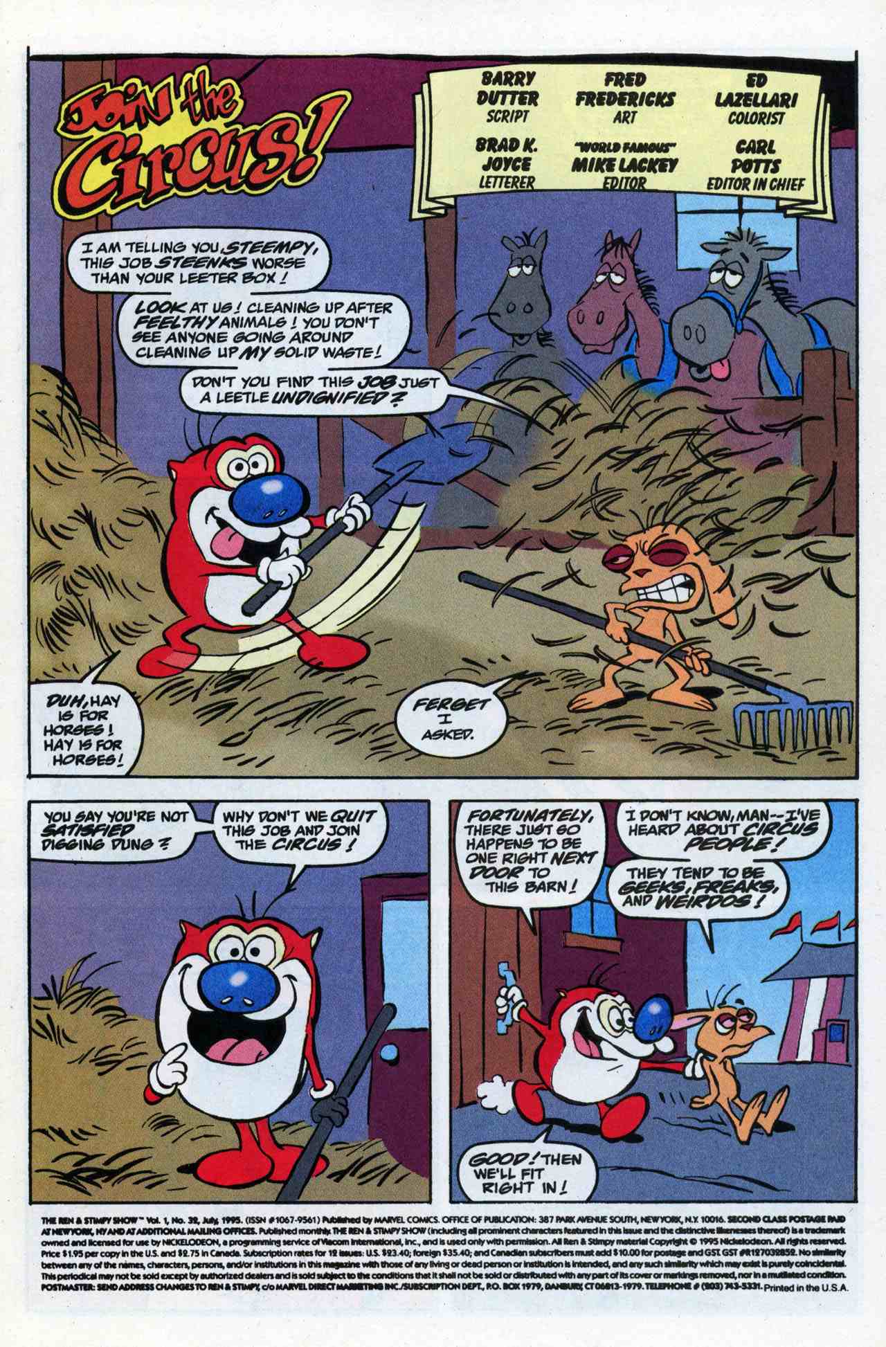 Read online The Ren & Stimpy Show comic -  Issue #32 - 2