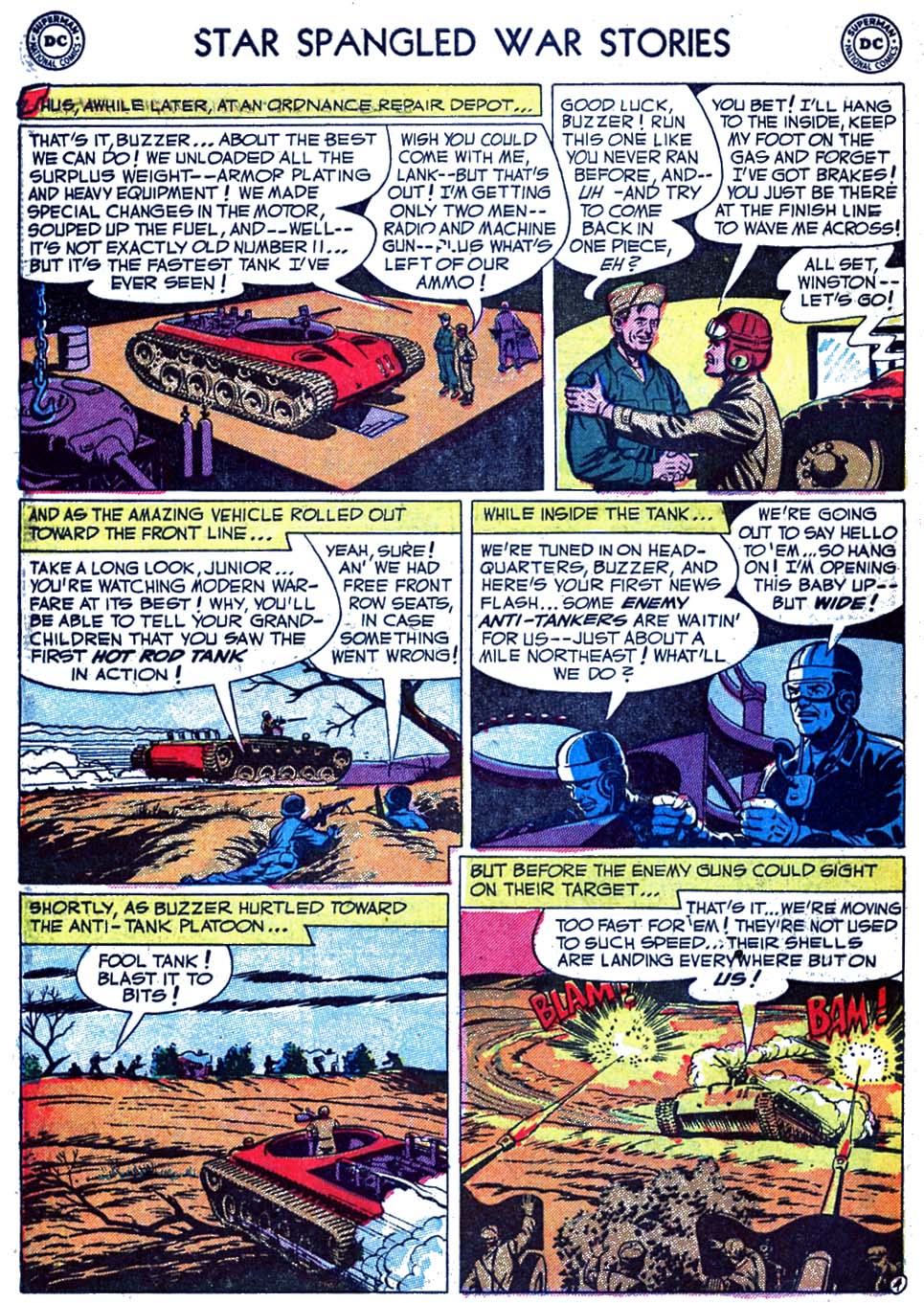 Read online Star Spangled War Stories (1952) comic -  Issue #4 - 6