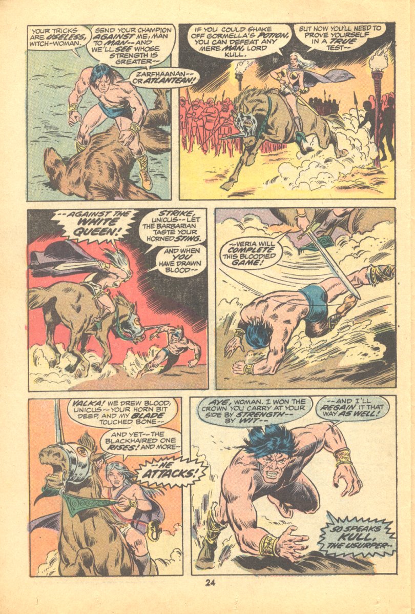 Read online Kull, the Conqueror (1971) comic -  Issue #10 - 17