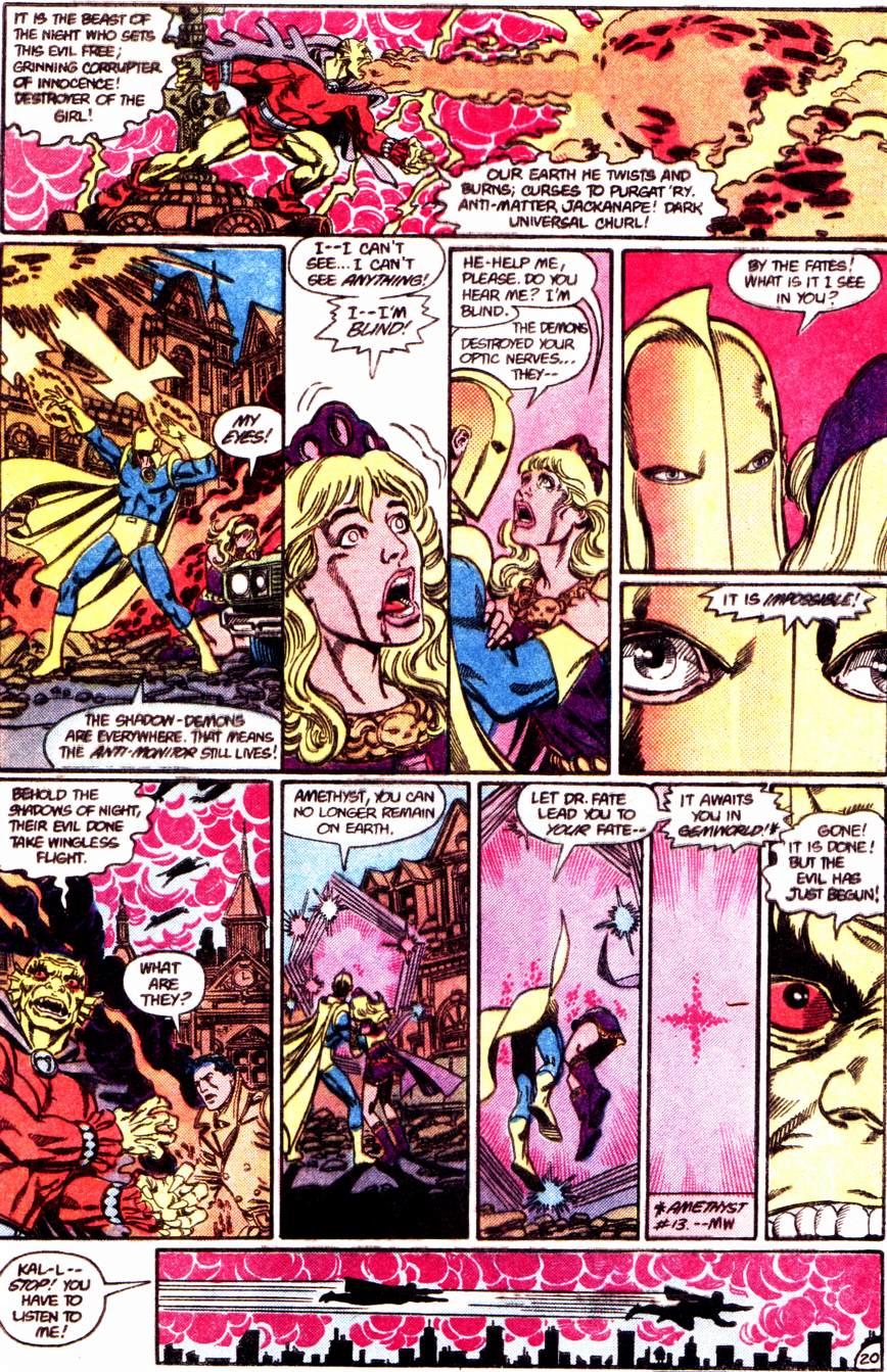 Read online Crisis on Infinite Earths (1985) comic -  Issue #11 - 21