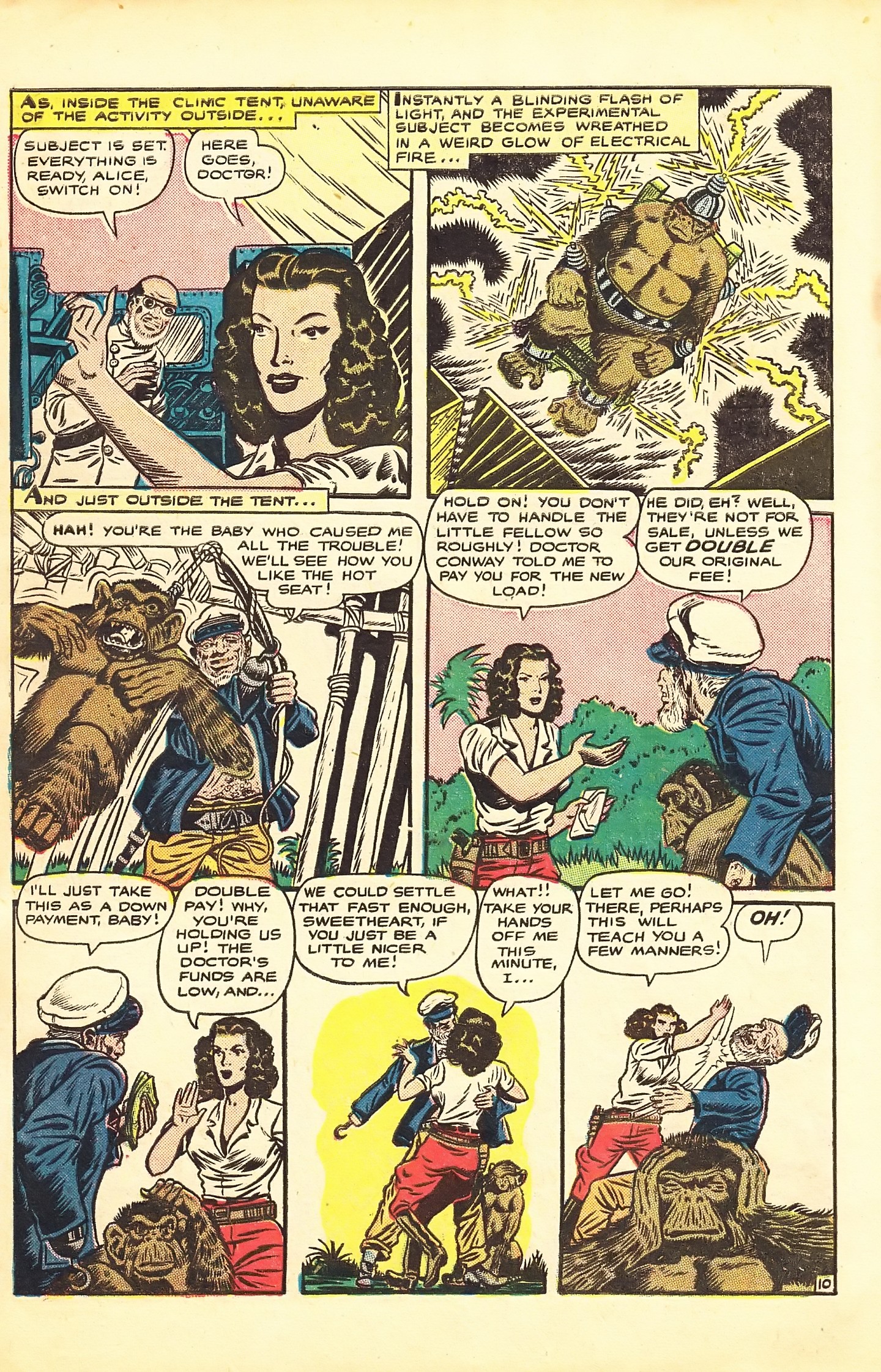 Read online Sheena, Queen of the Jungle (1942) comic -  Issue #7 - 12