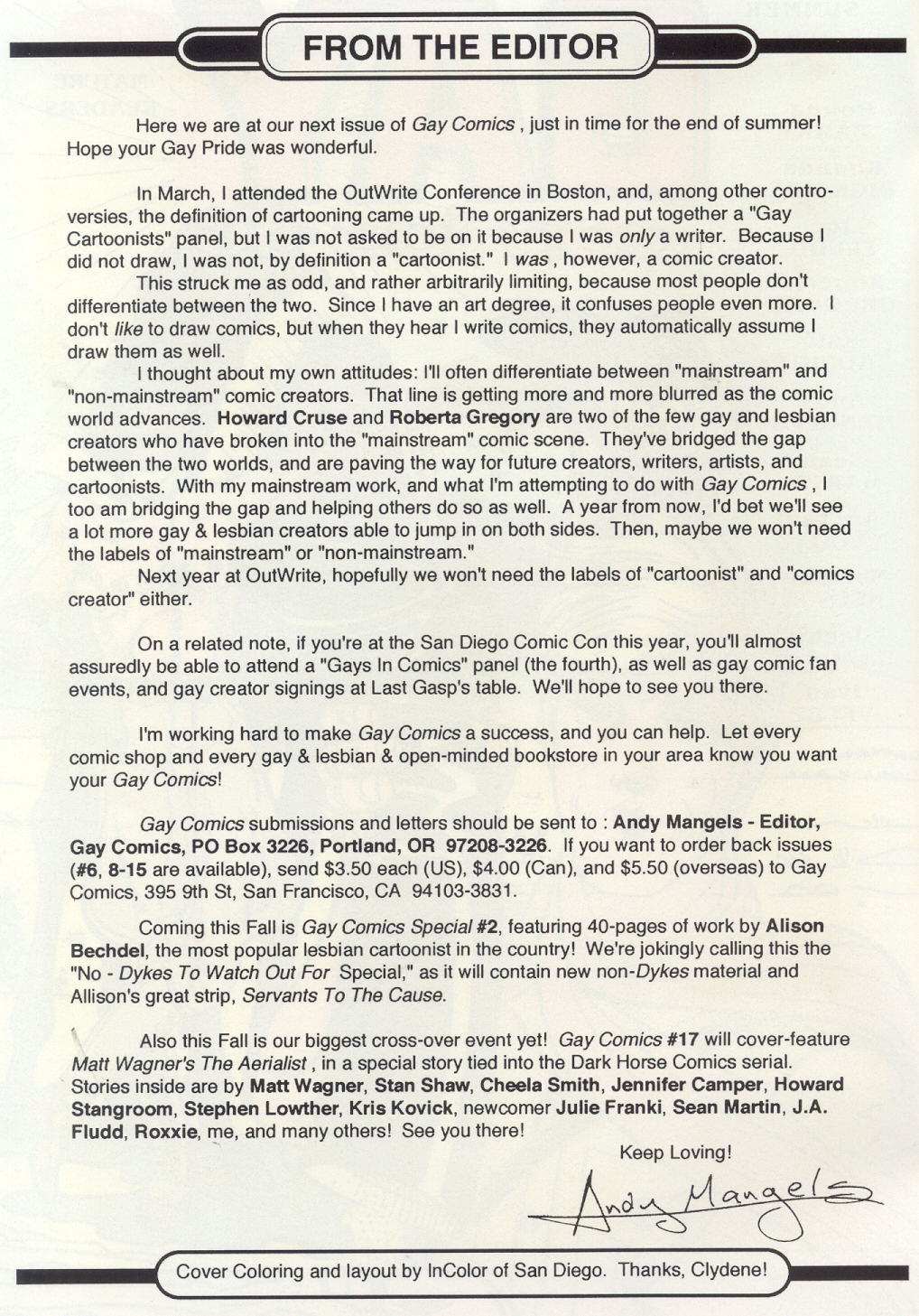 Read online Gay Comix (Gay Comics) comic -  Issue #16 - 3