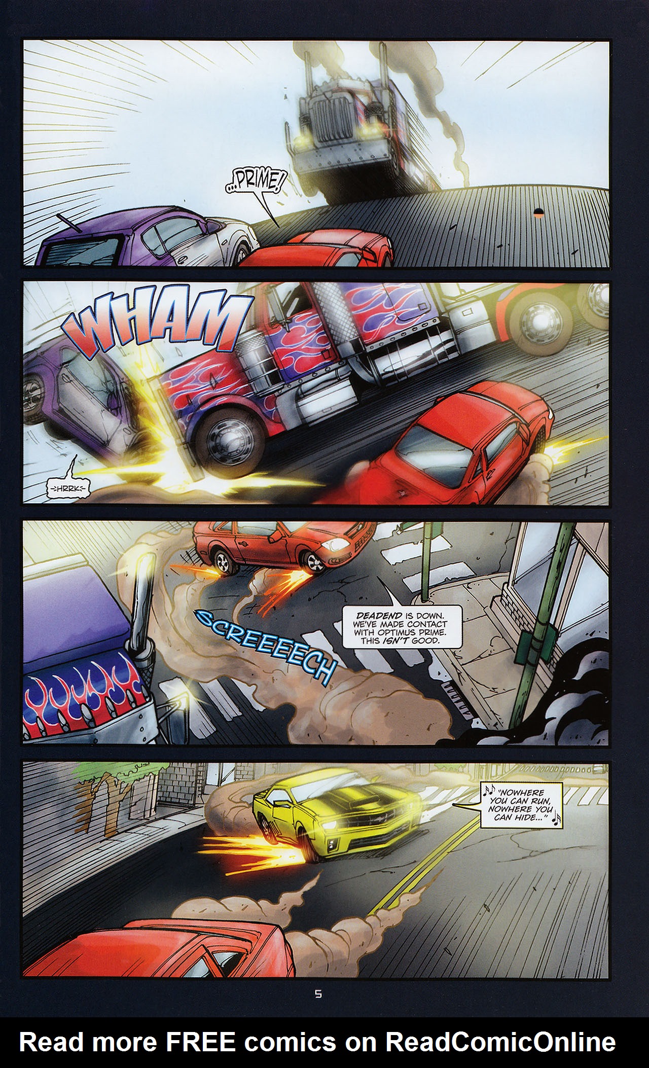 Read online Transformers: Alliance comic -  Issue #4 - 7