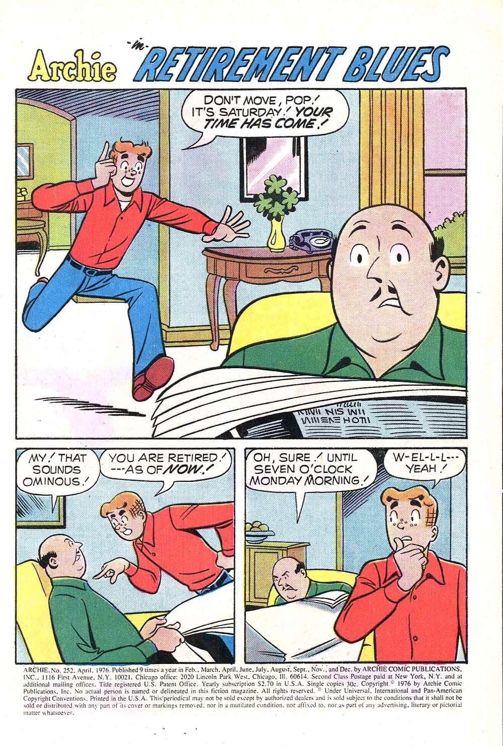 Read online Archie (1960) comic -  Issue #252 - 3