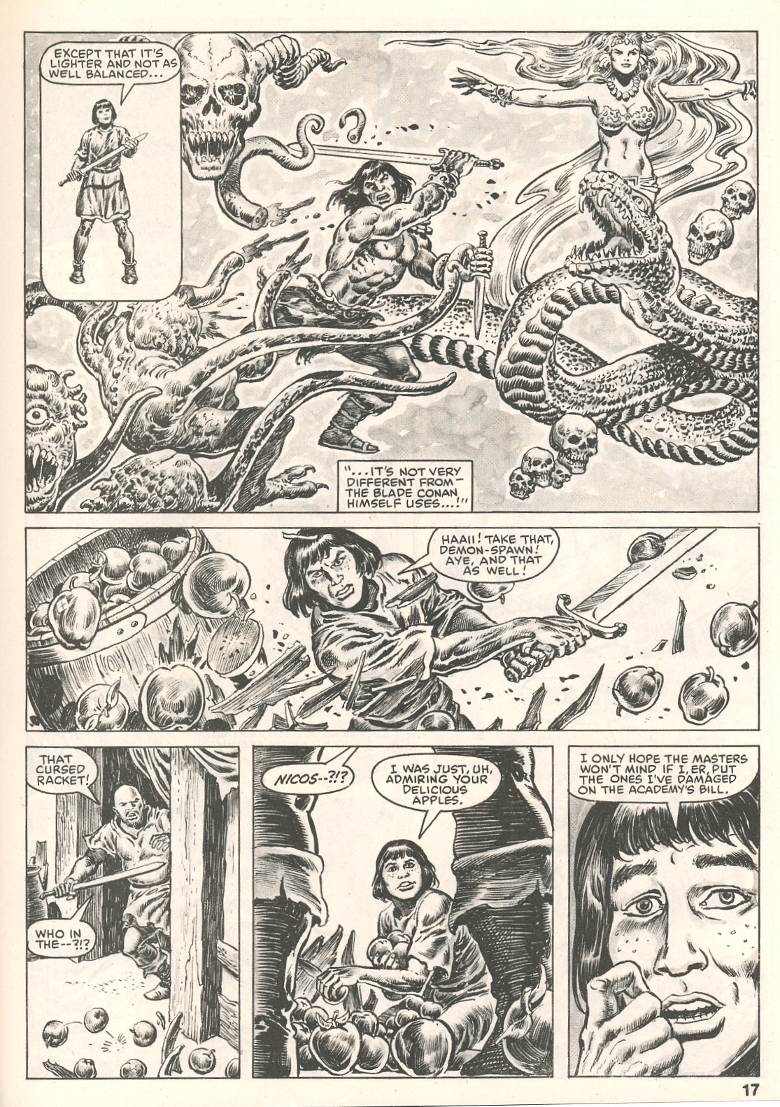 Read online The Savage Sword Of Conan comic -  Issue #109 - 19