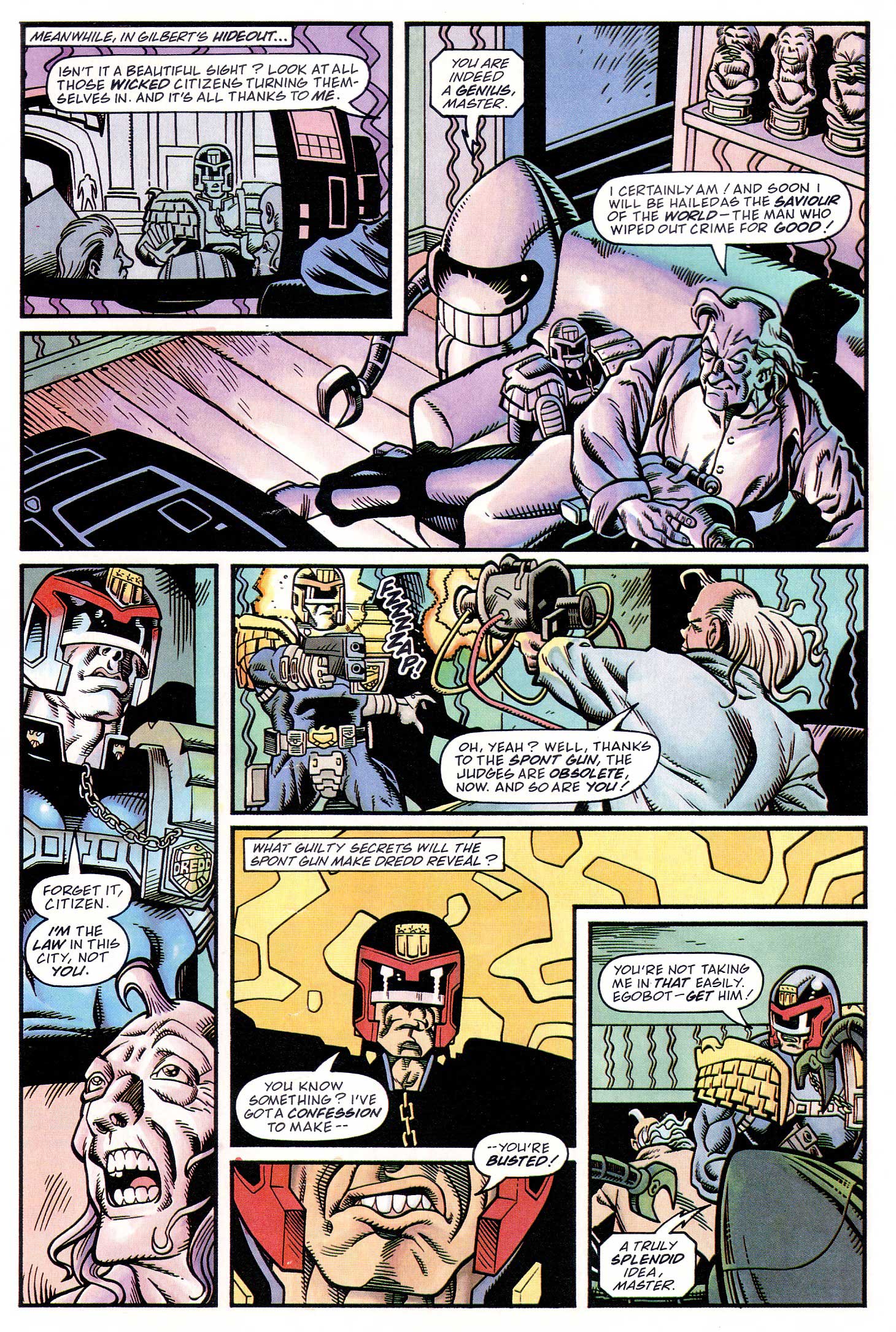 Read online Judge Dredd Lawman of the Future comic -  Issue #14 - 21