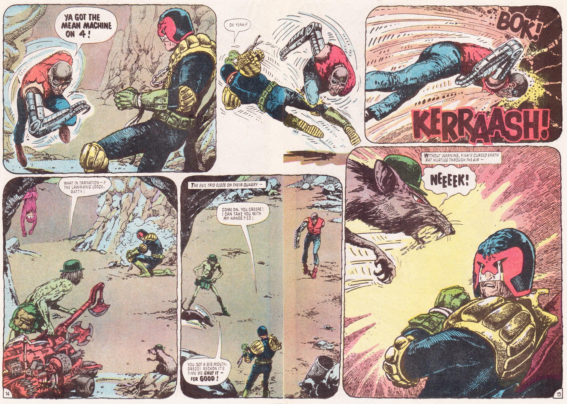 Read online Judge Dredd (1983) comic -  Issue #32 - 14