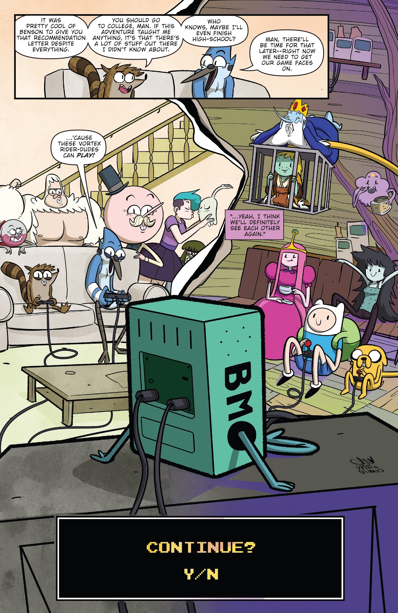 Read online Adventure Time/Regular Show comic -  Issue #6 - 23
