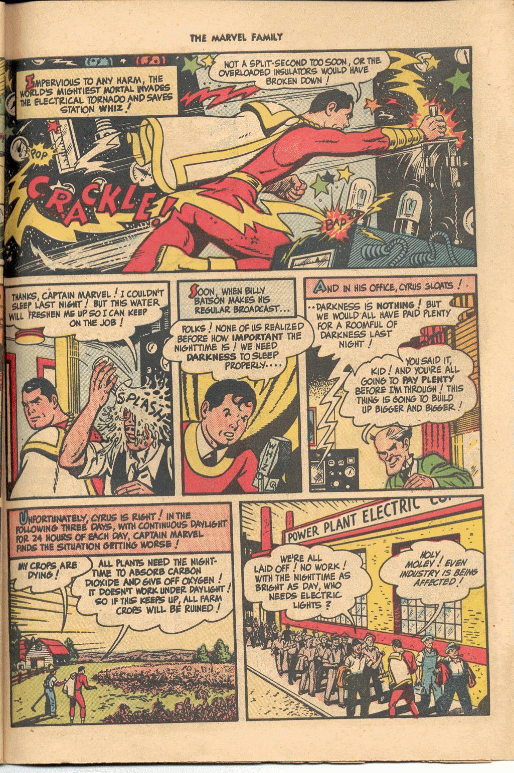 Read online The Marvel Family comic -  Issue #38 - 45