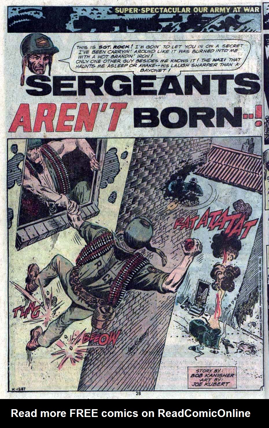 Read online Our Army at War (1952) comic -  Issue #275 - 27