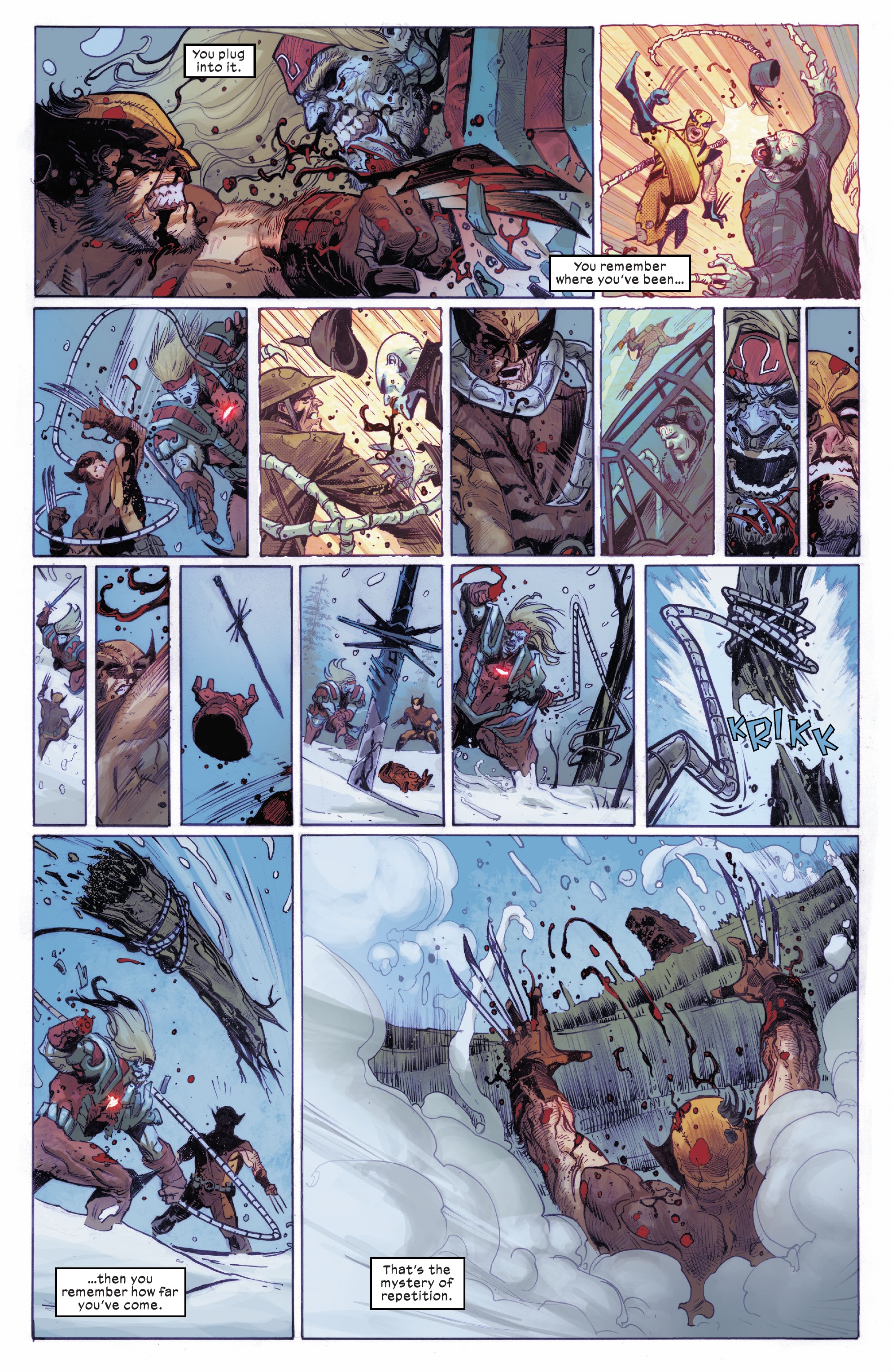 Read online X Lives Of Wolverine comic -  Issue #5 - 18