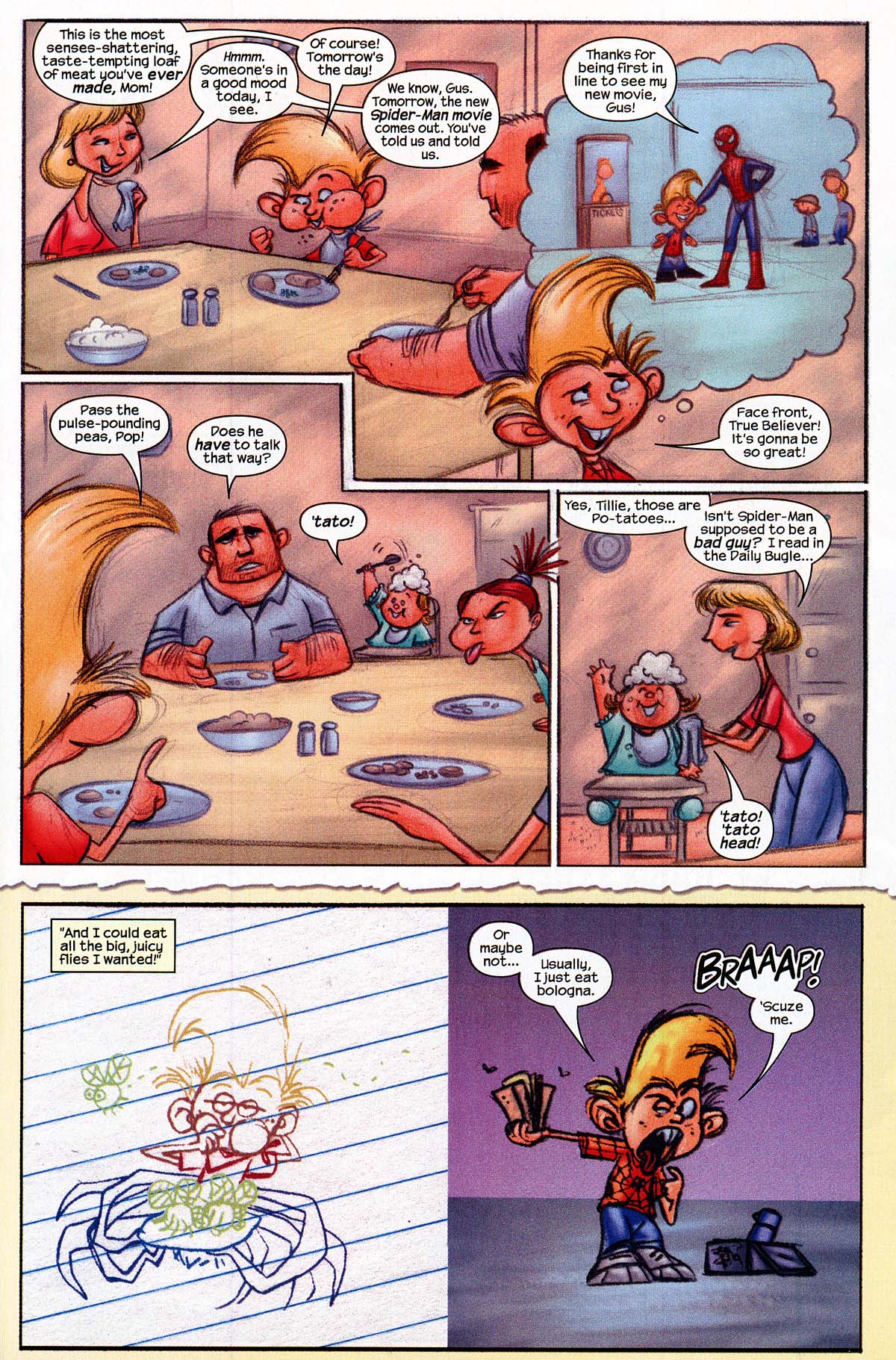 Read online Marvelous Adventures of Gus Beezer comic -  Issue # Spider-Man - 8