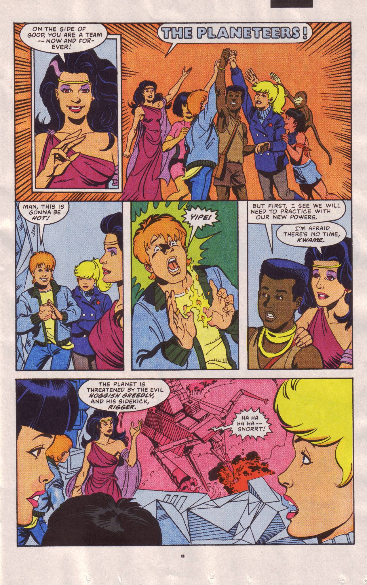 Captain Planet and the Planeteers 1 Page 9