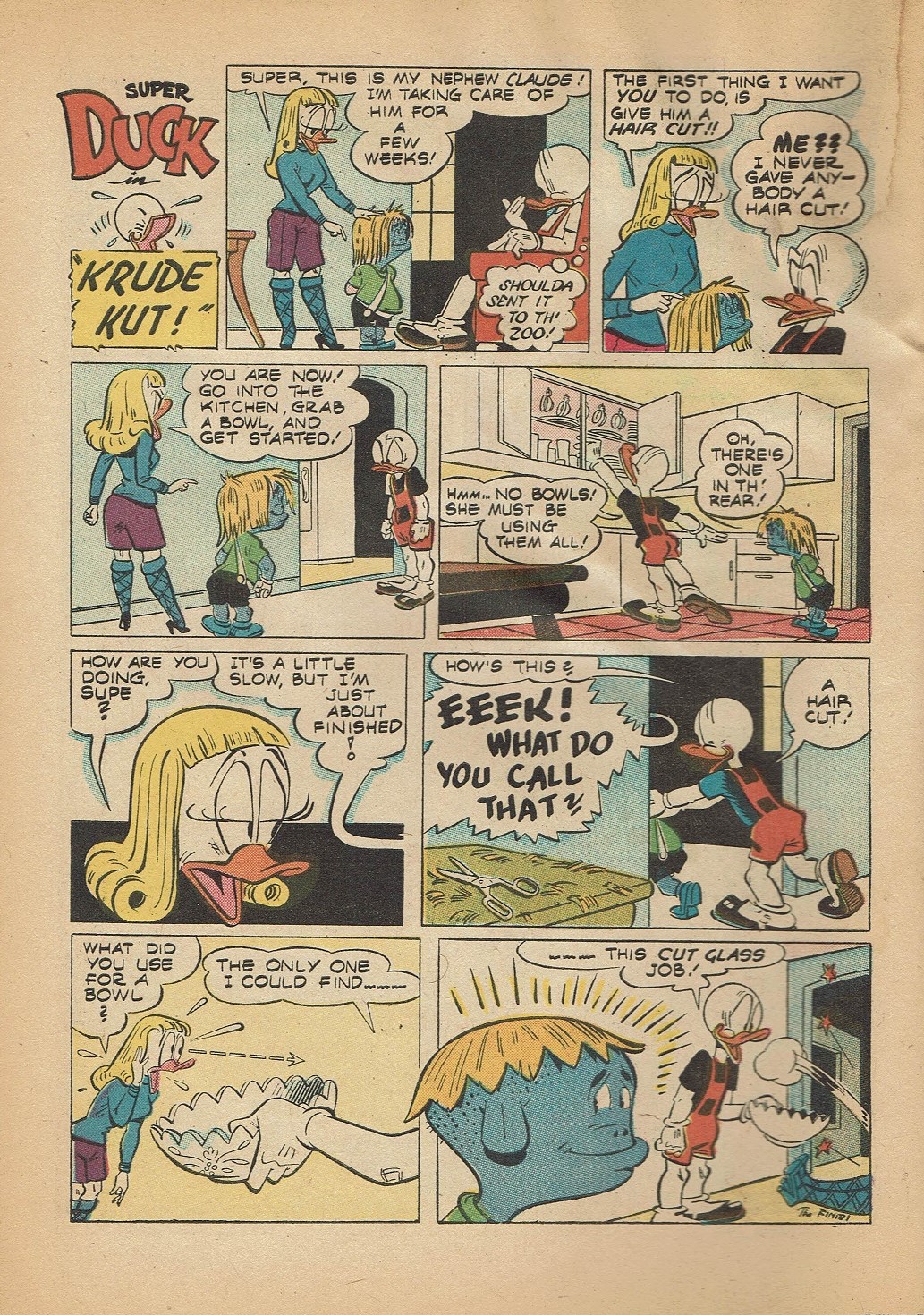 Read online Super Duck Comics comic -  Issue #66 - 6