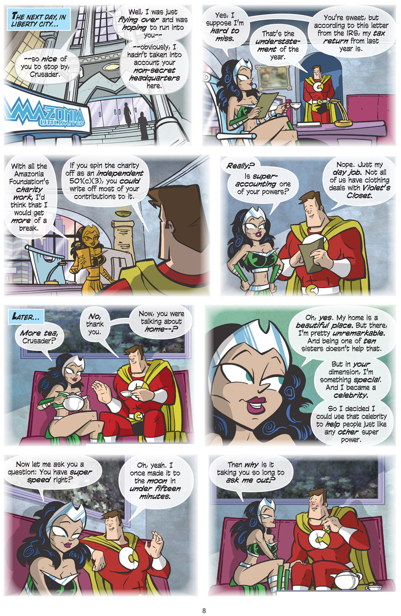 Read online Love and Capes comic -  Issue #6 - 10