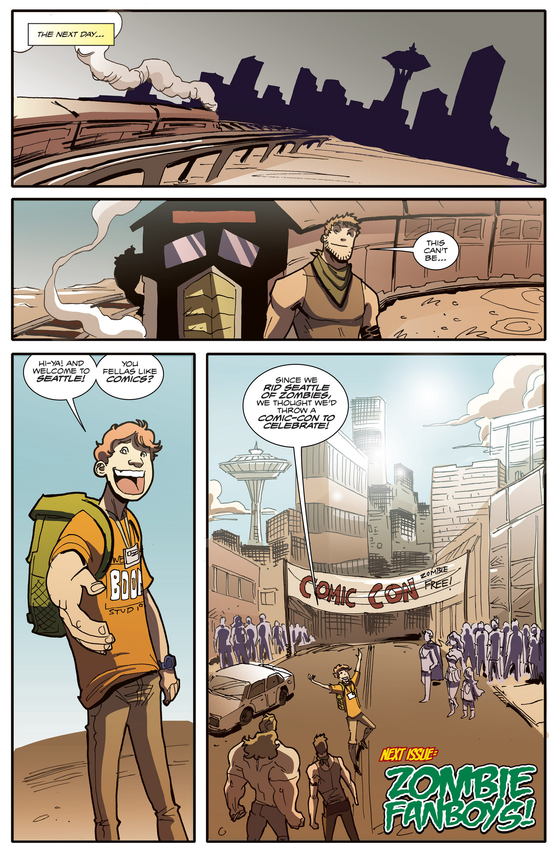 Read online Fanboys vs. Zombies comic -  Issue #19 - 22