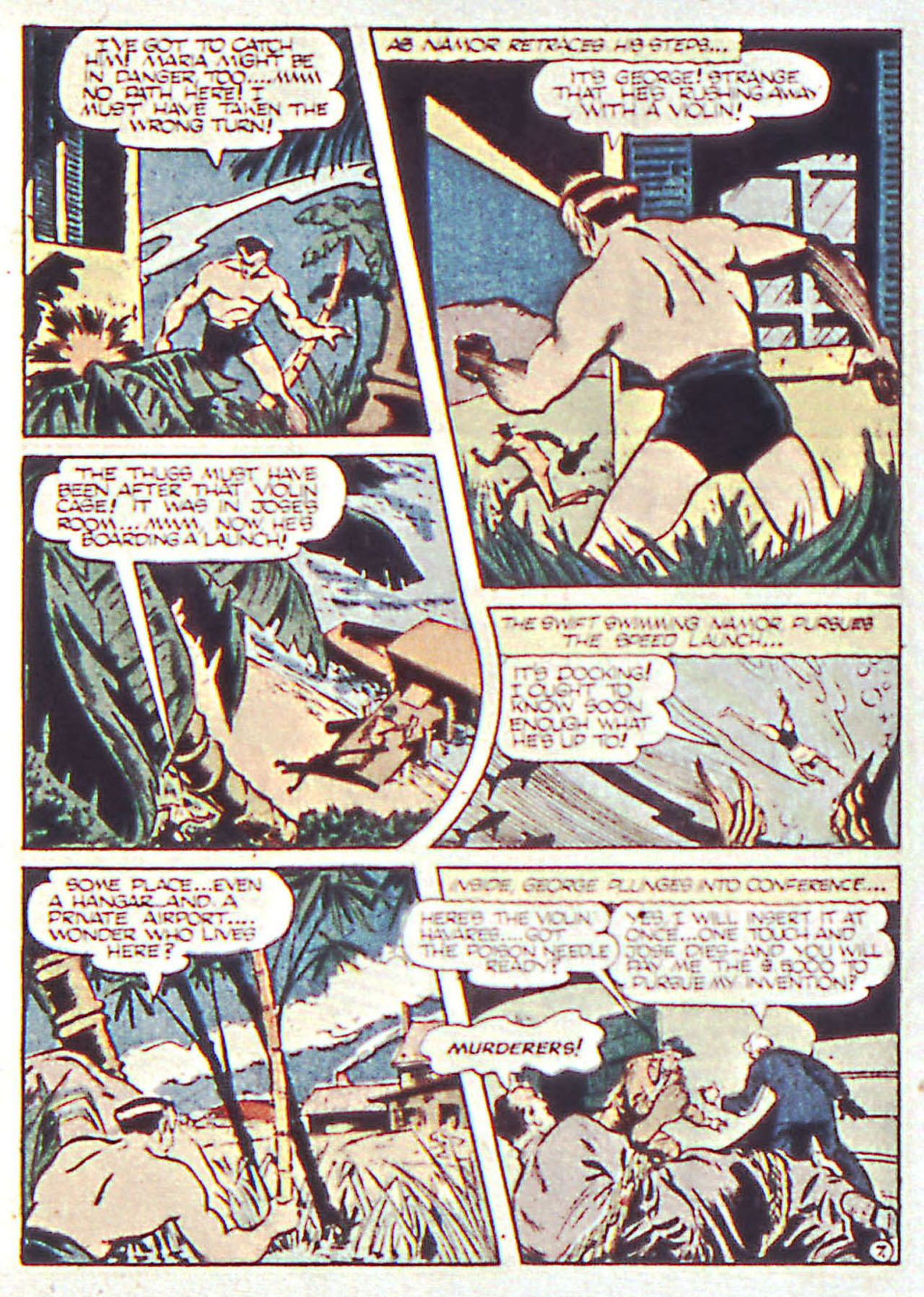 Read online Sub-Mariner Comics comic -  Issue #16 - 21