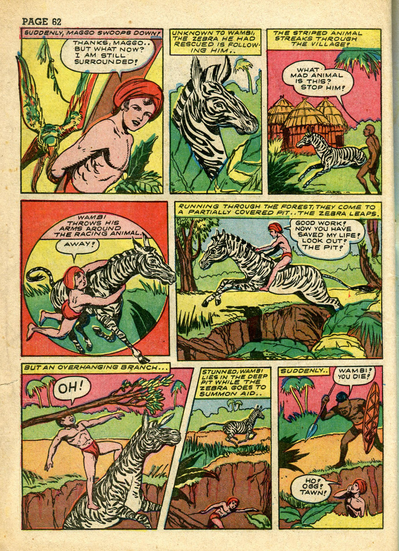 Read online Wambi Jungle Boy comic -  Issue #3 - 64