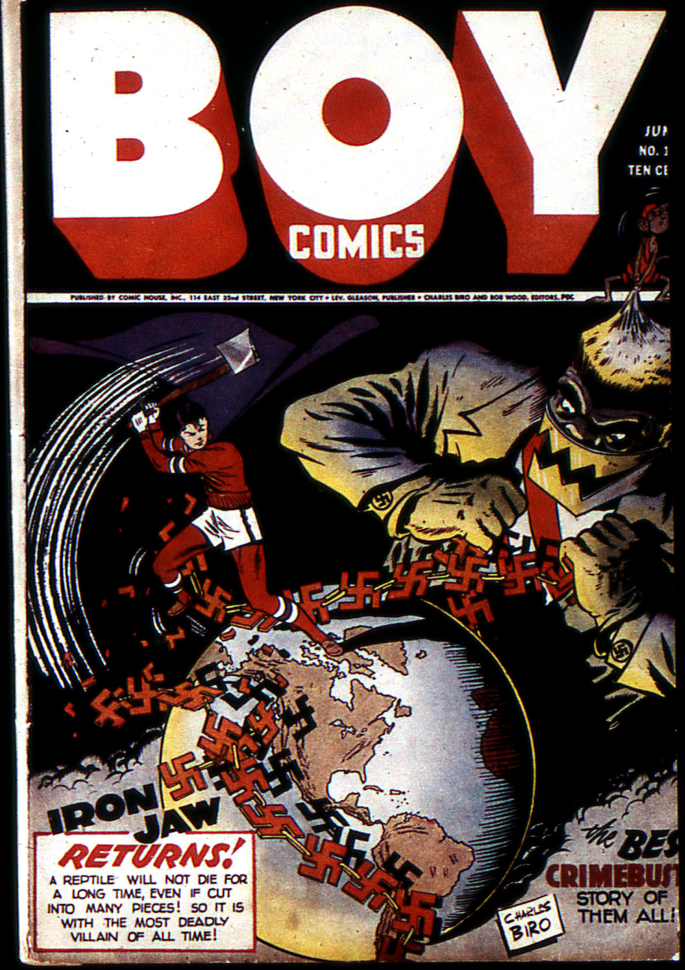 Read online Boy Comics comic -  Issue #10 - 1