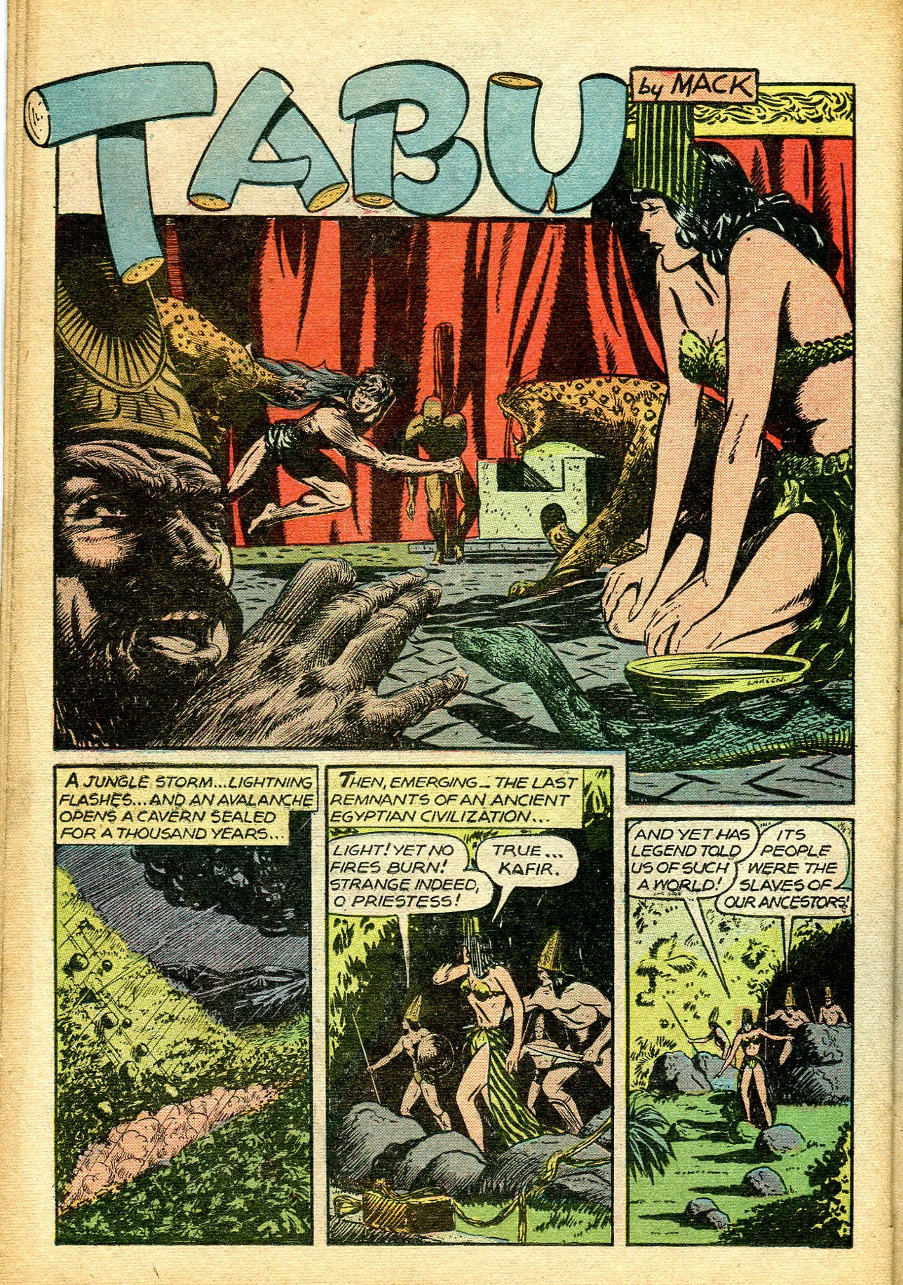 Read online Jungle Comics comic -  Issue #82 - 36