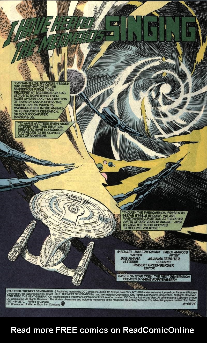 Read online Star Trek: The Next Generation (1989) comic -  Issue #16 - 2