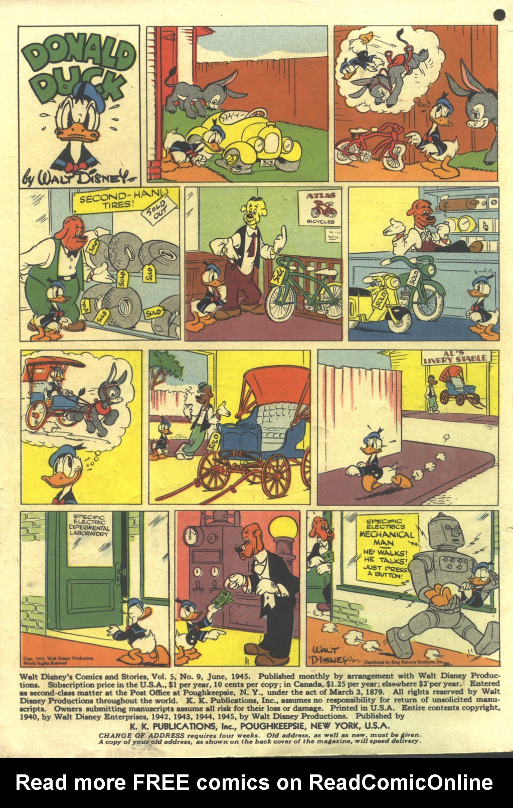 Read online Walt Disney's Comics and Stories comic -  Issue #57 - 2
