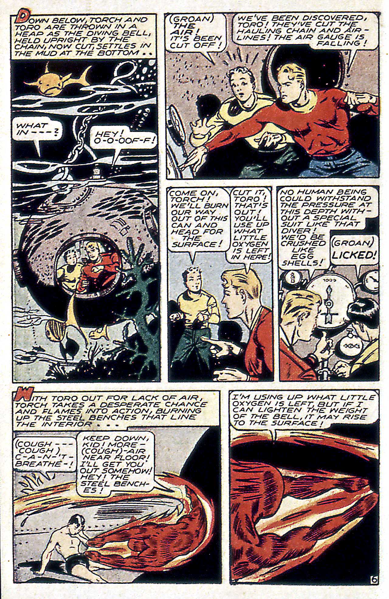 Read online The Human Torch (1940) comic -  Issue #19 - 19