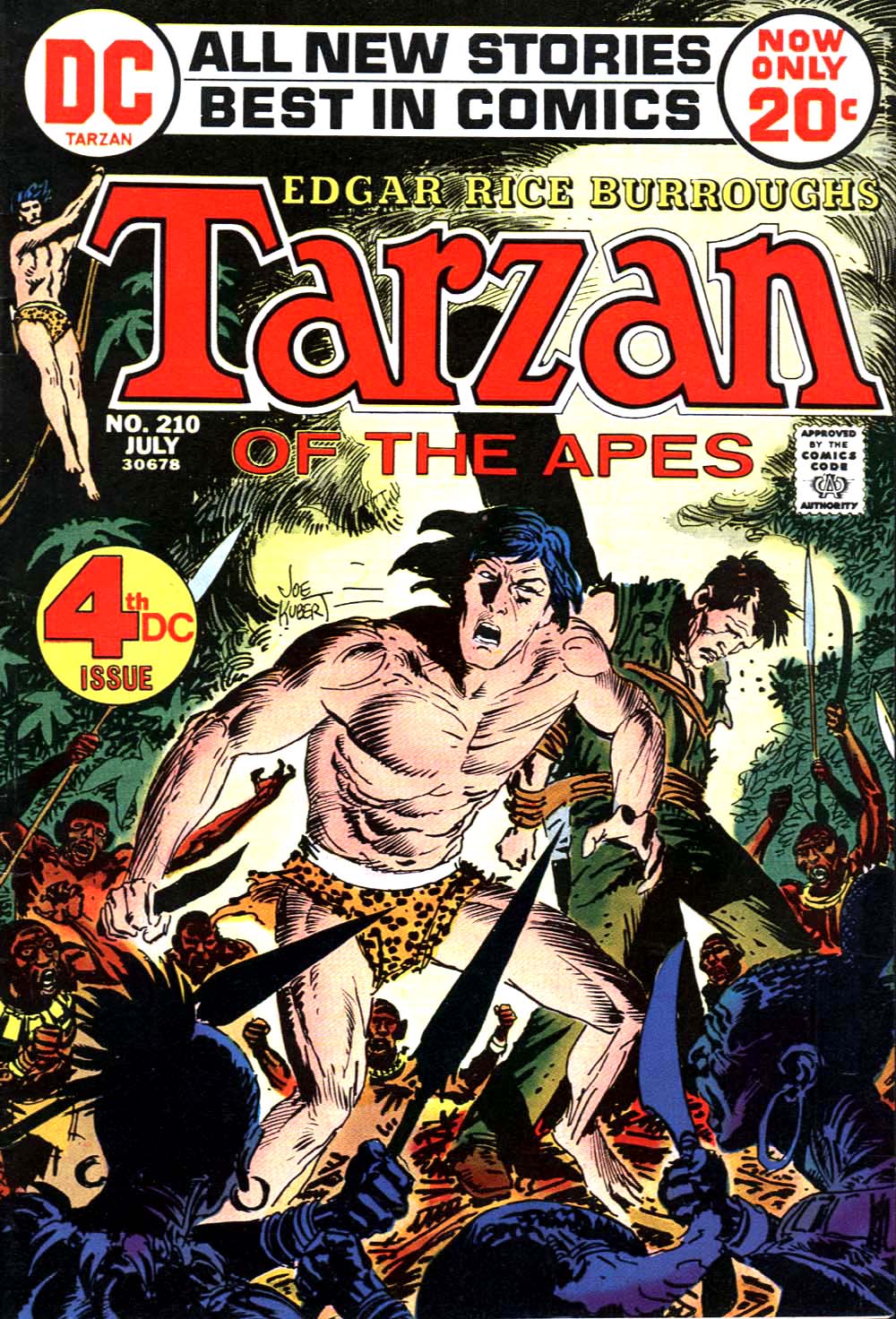 Read online Tarzan (1972) comic -  Issue #210 - 1