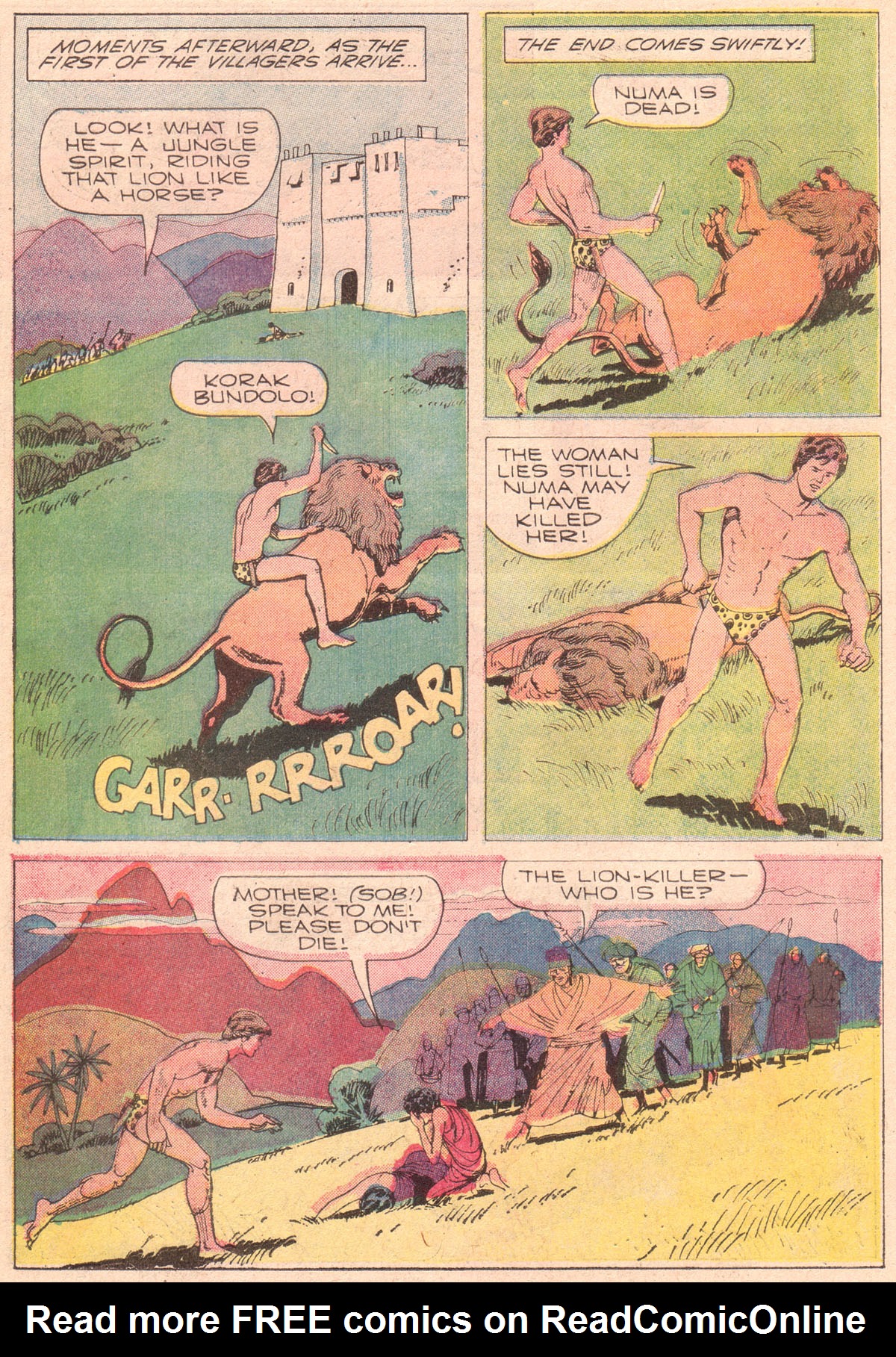 Read online Korak, Son of Tarzan (1964) comic -  Issue #37 - 6