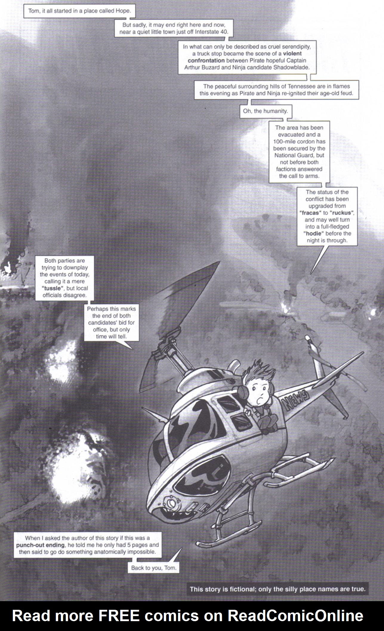 Read online Pirates vs Ninjas: Debate in '08 comic -  Issue # Full - 7