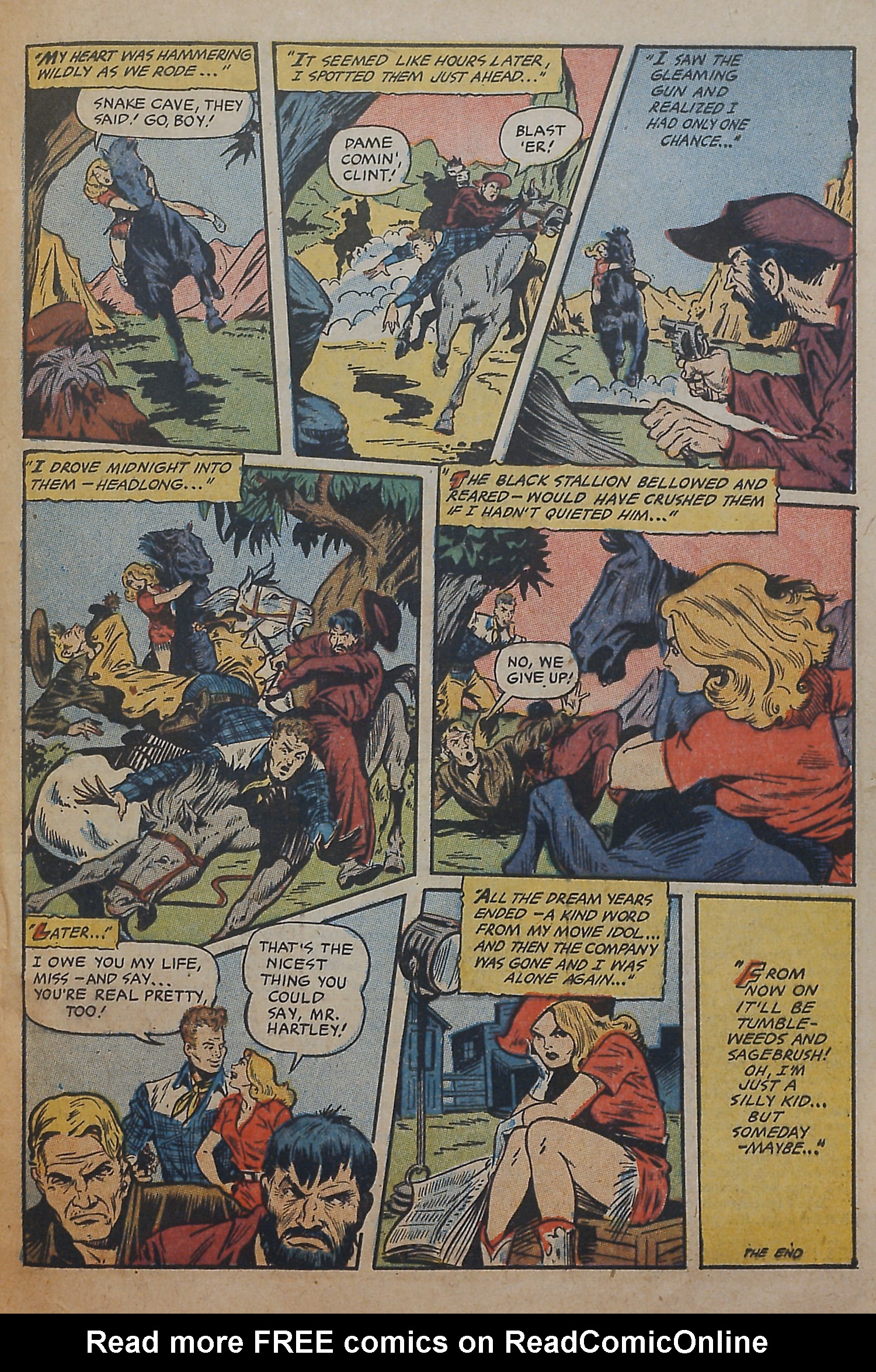 Read online Cowgirl Romances (1950) comic -  Issue #10 - 33