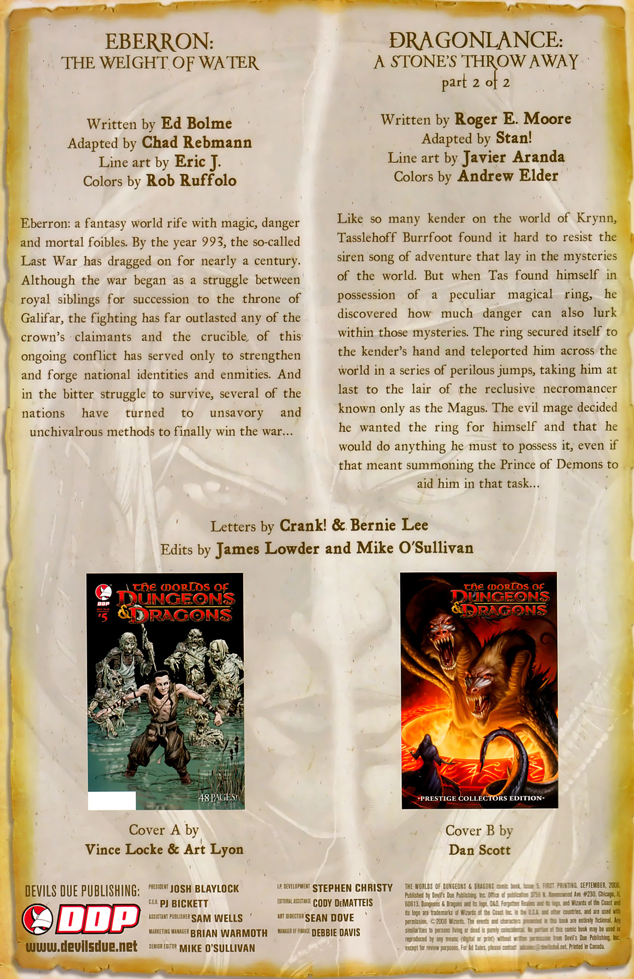 Read online The Worlds of Dungeons & Dragons comic -  Issue #5 - 2