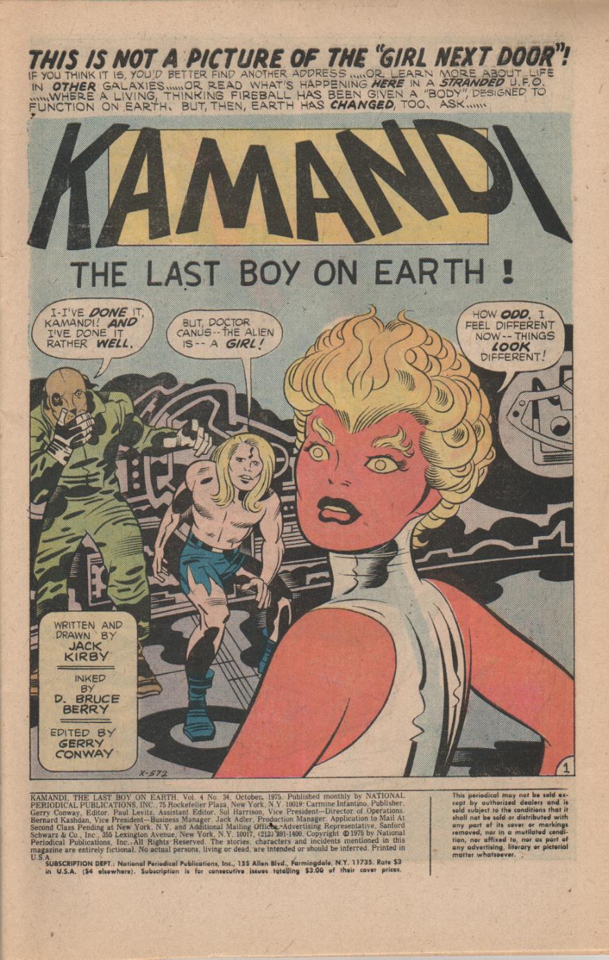 Read online Kamandi, The Last Boy On Earth comic -  Issue #34 - 3