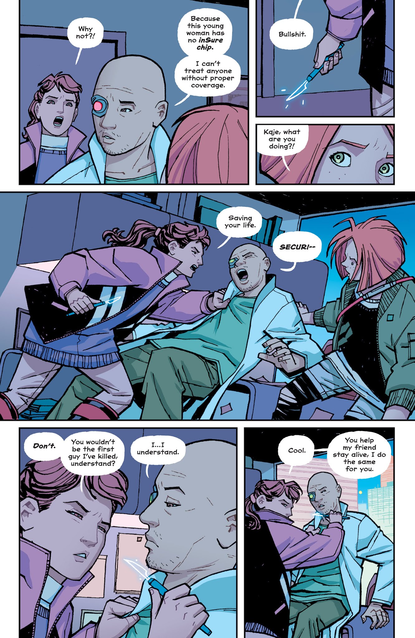 Read online Paper Girls comic -  Issue #23 - 25