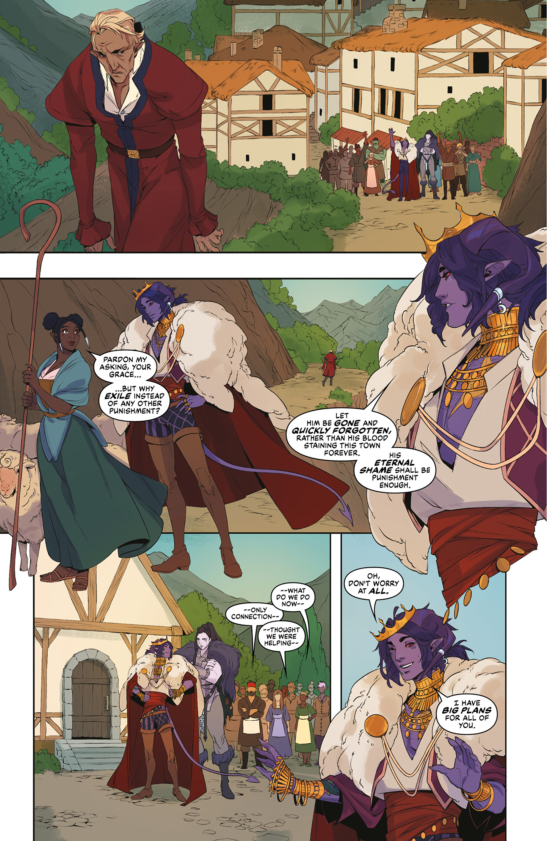 Read online Critical Role: The Mighty Nein Origins - Mollymauk Tealeaf comic -  Issue # Full - 50