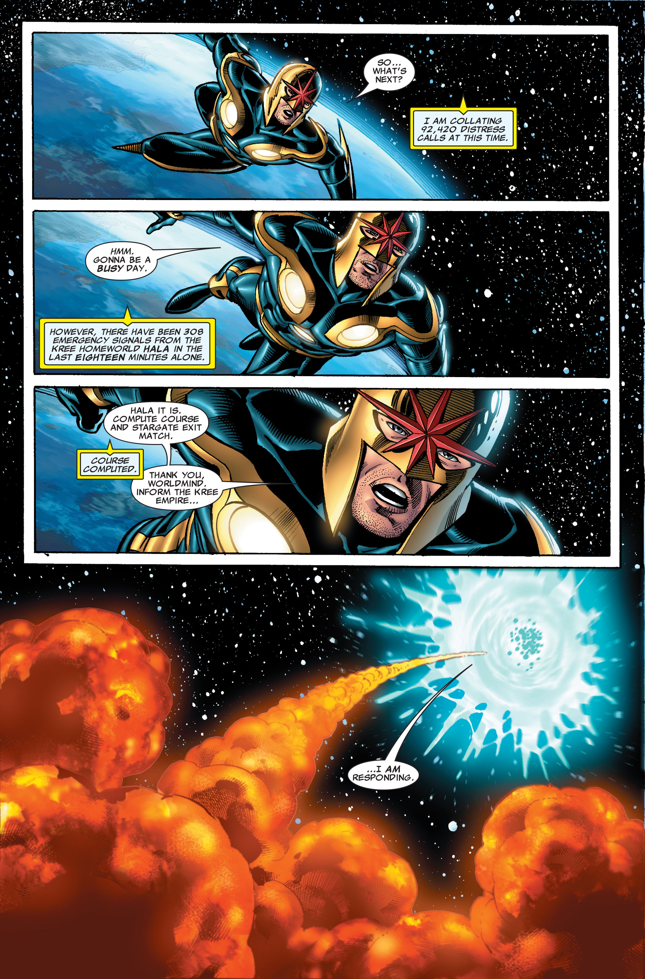 Read online Nova (2007) comic -  Issue #3 - 24