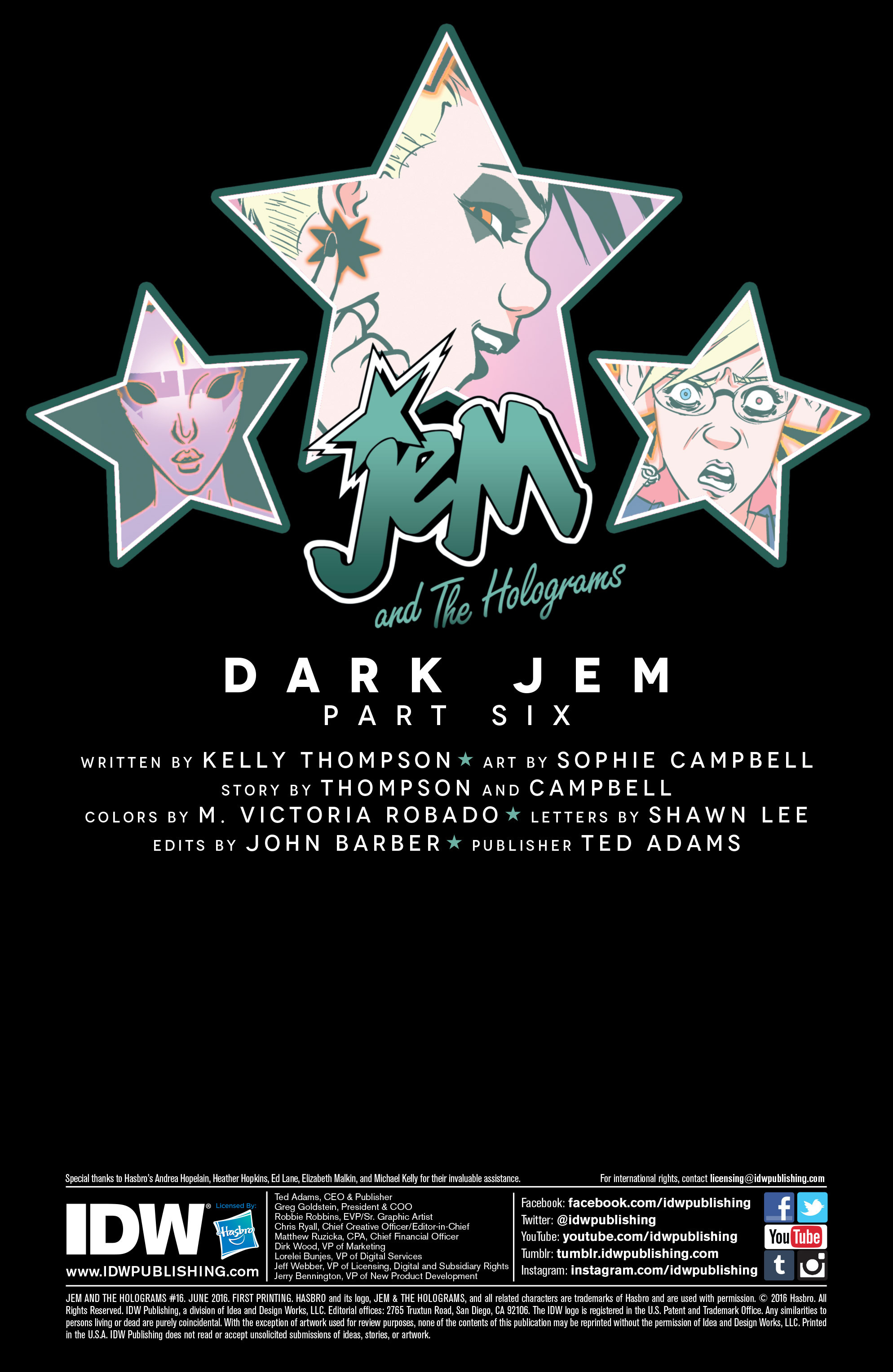 Read online Jem and The Holograms comic -  Issue #16 - 2