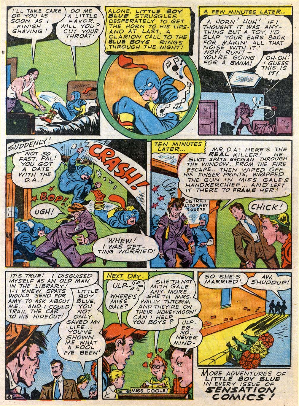 Read online Sensation (Mystery) Comics comic -  Issue #27 - 30