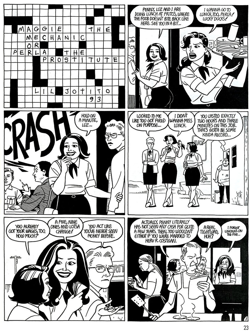 Read online Love and Rockets (1982) comic -  Issue #43 - 25