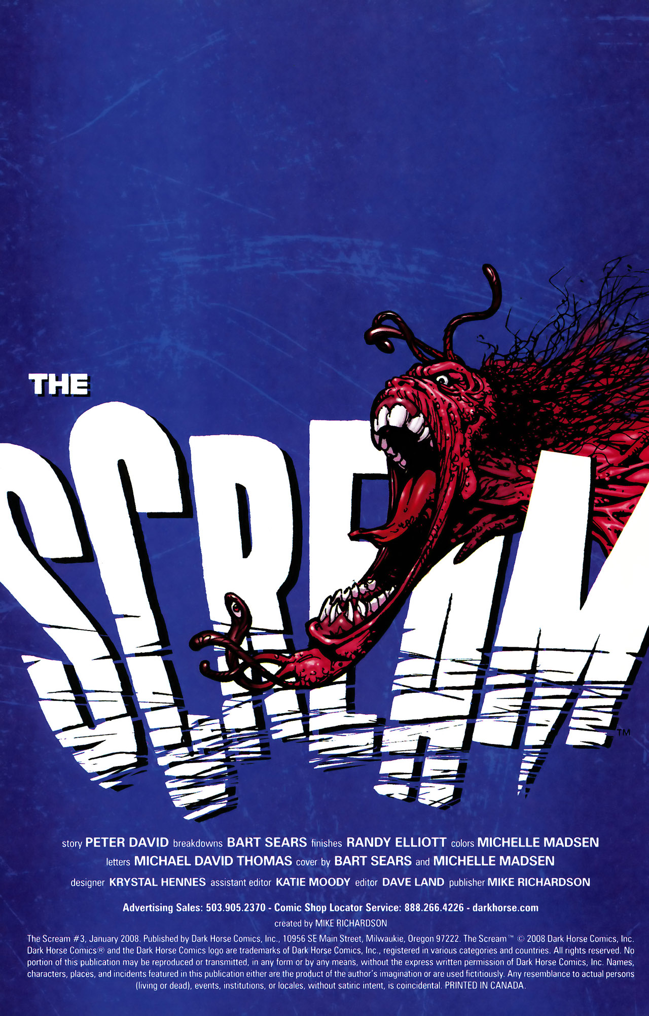 Read online The Scream comic -  Issue #3 - 2