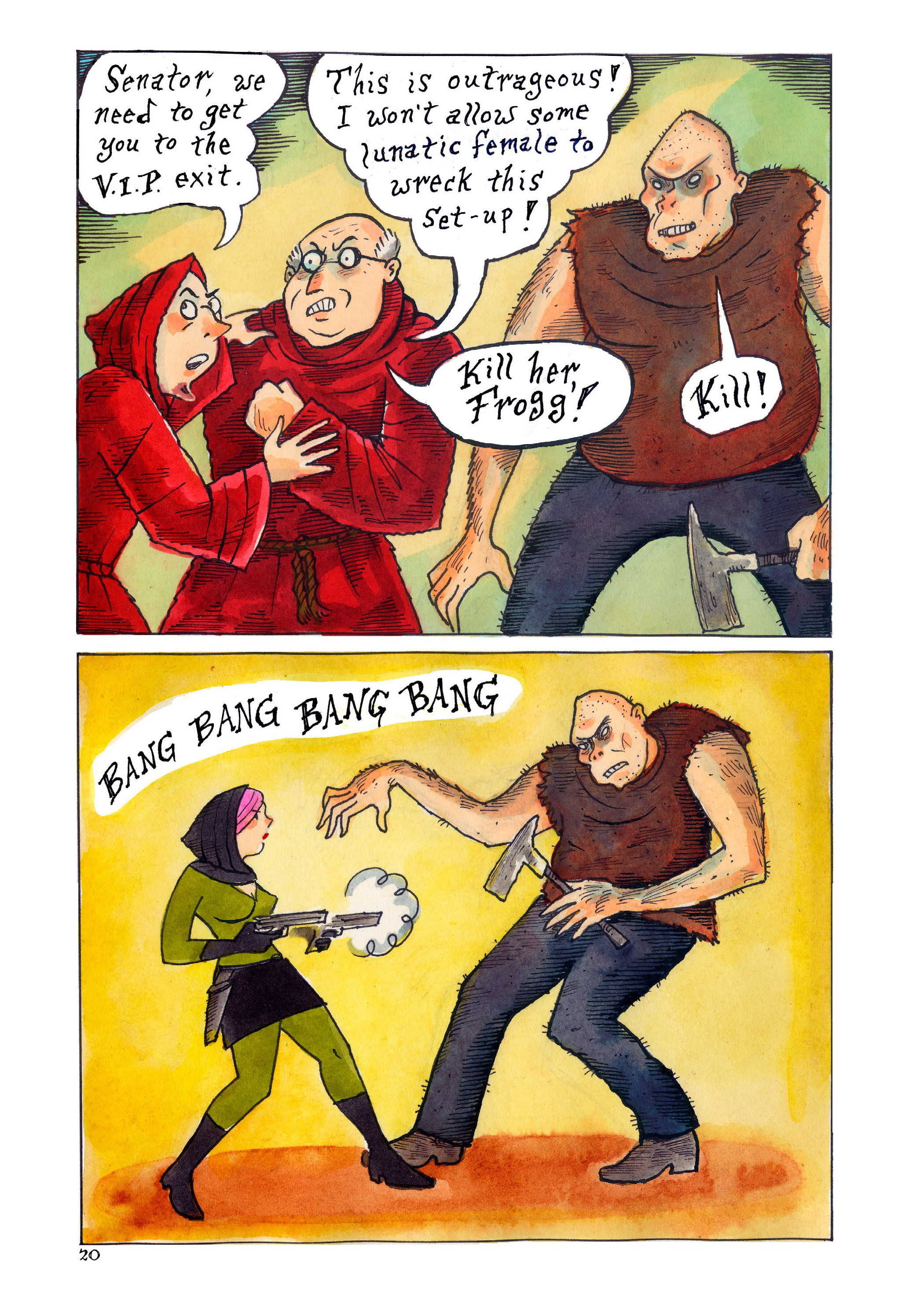 Read online Violenzia and Other Deadly Amusements comic -  Issue # TPB - 21