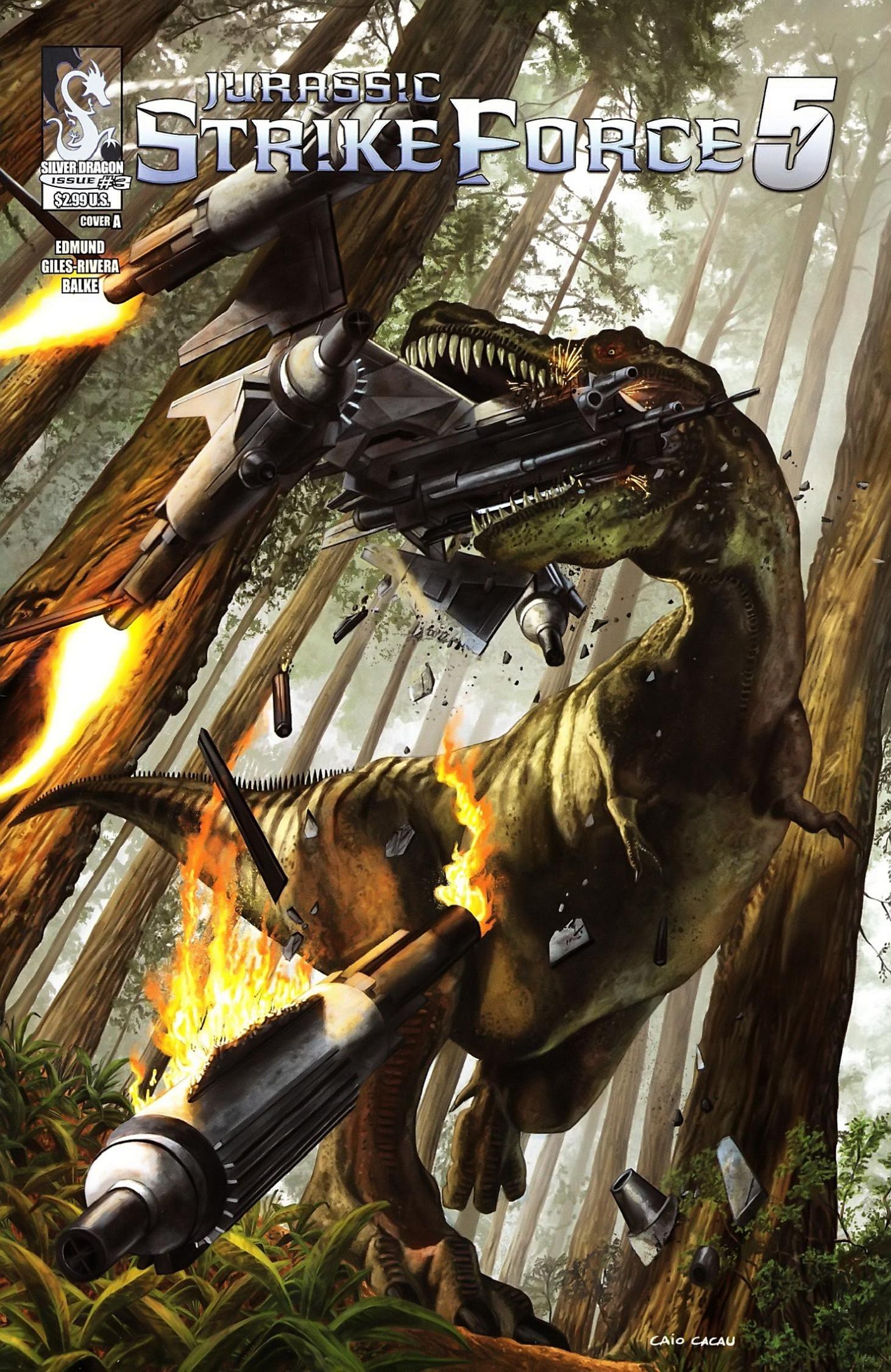 Read online Jurassic StrikeForce 5 comic -  Issue #3 - 1