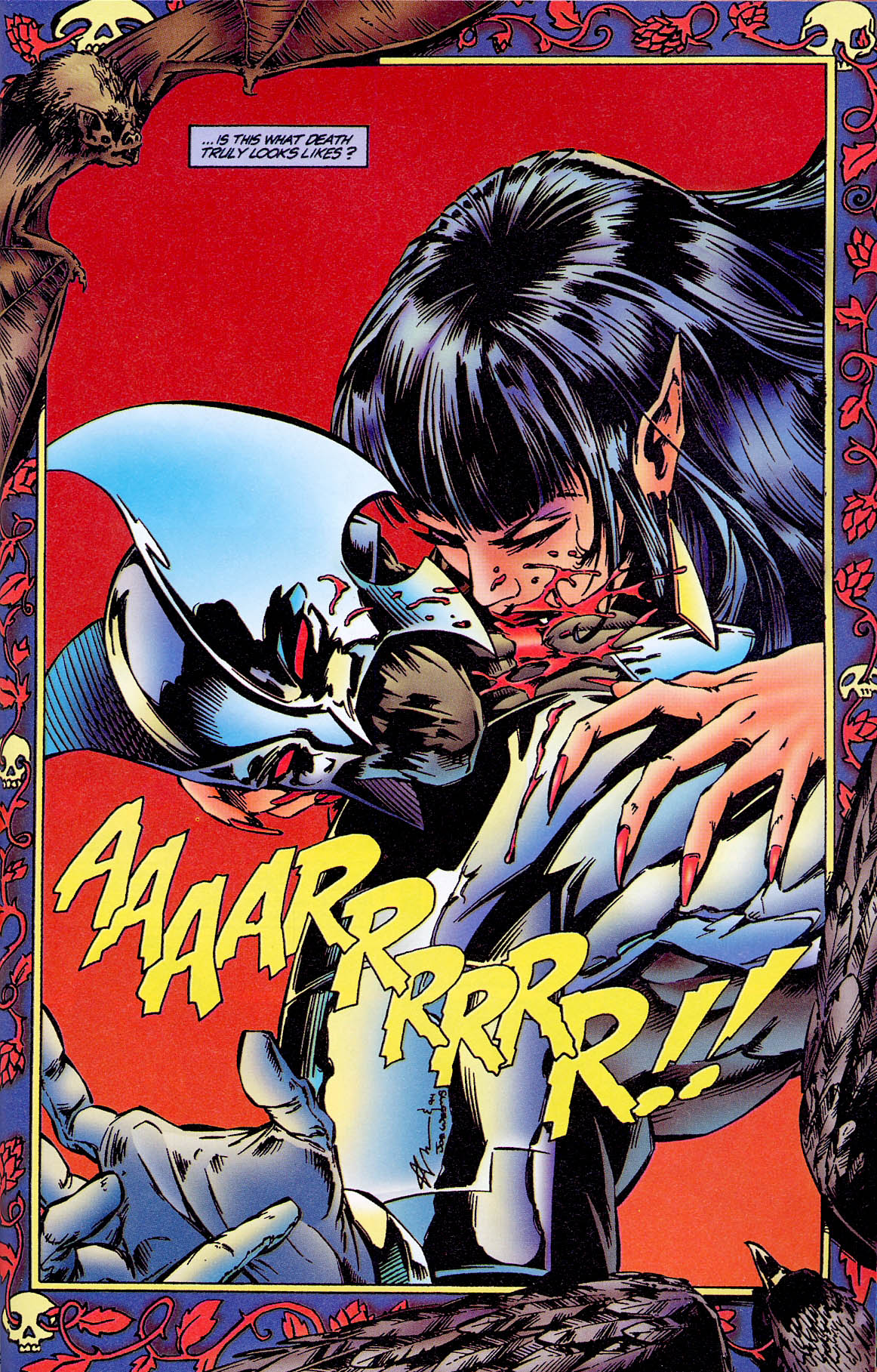Read online Vampirella/Shadowhawk: Creatures of the Night comic -  Issue # Full - 29