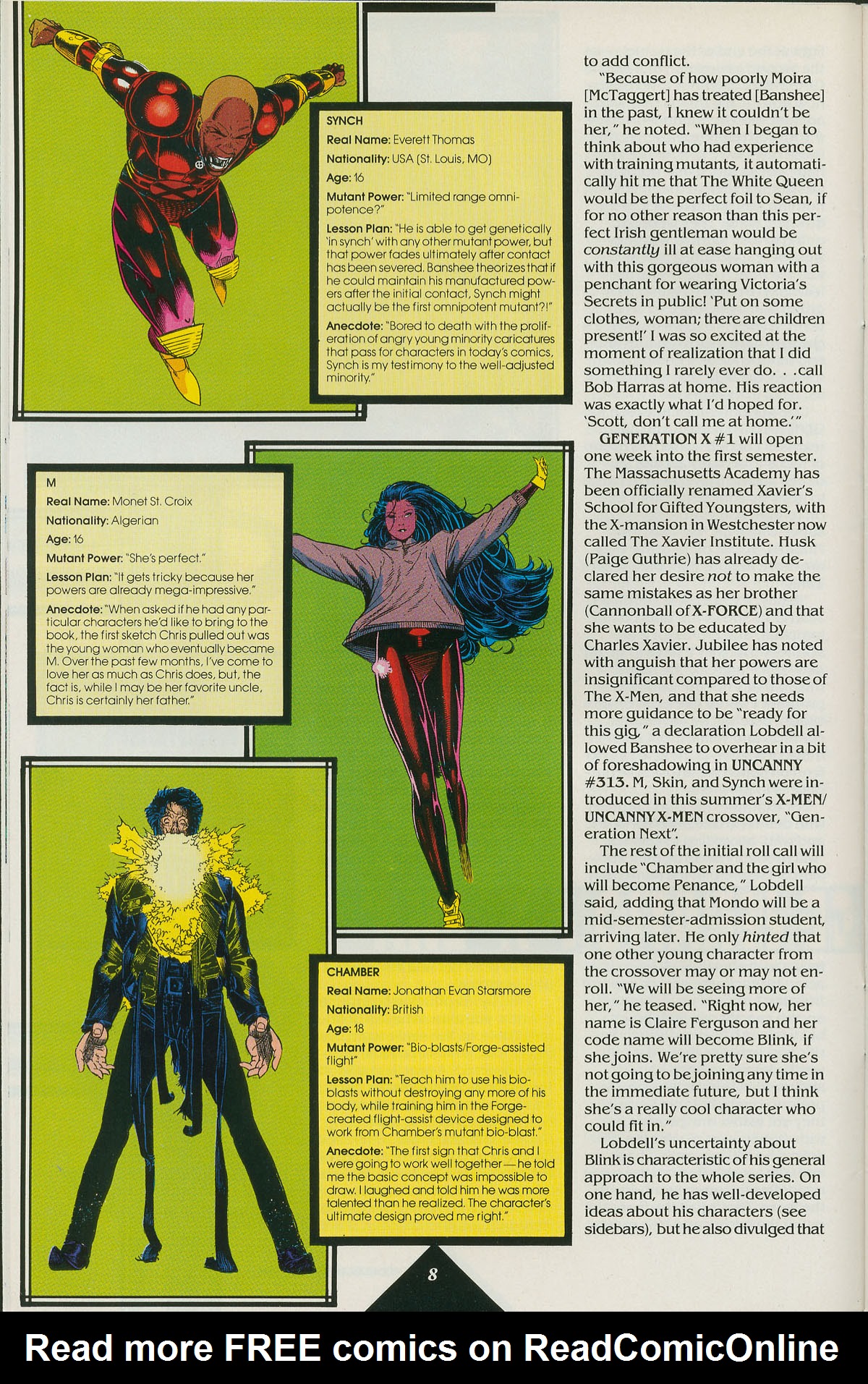 Read online Generation X comic -  Issue # (1994) _Collector's Preview - 10