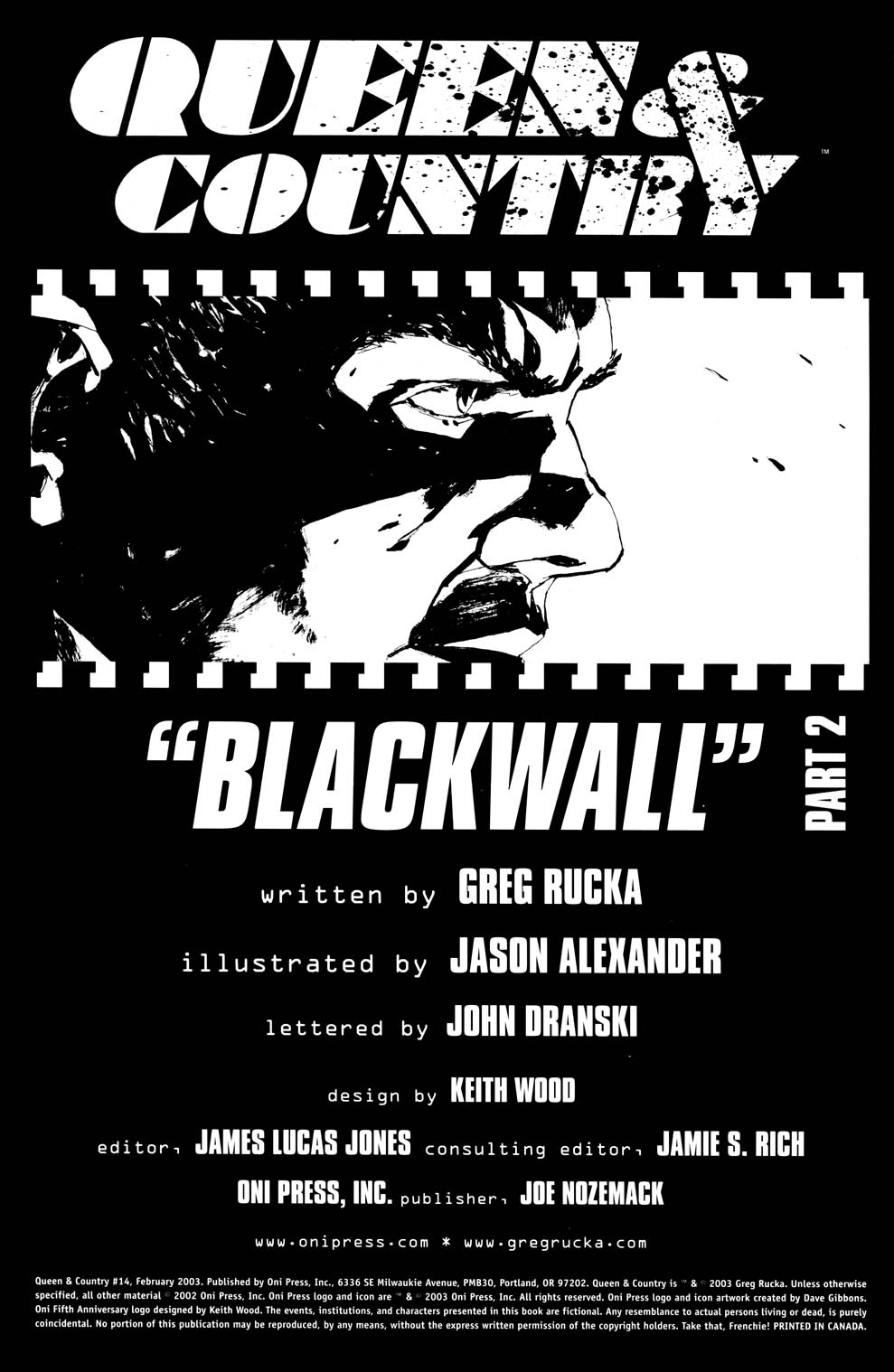 Read online Queen & Country comic -  Issue #14 - 4