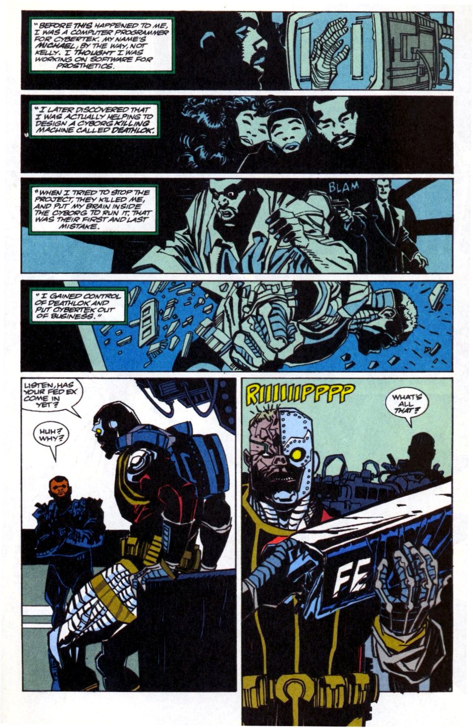 Read online Deathlok (1991) comic -  Issue #11 - 15